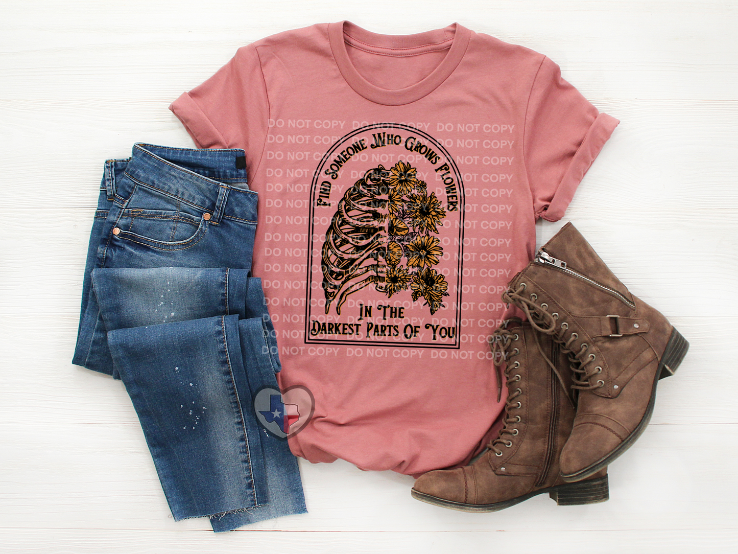 Find Someone Who Grows Flowers (Ribs) DTF - Texas Transfers and Designs