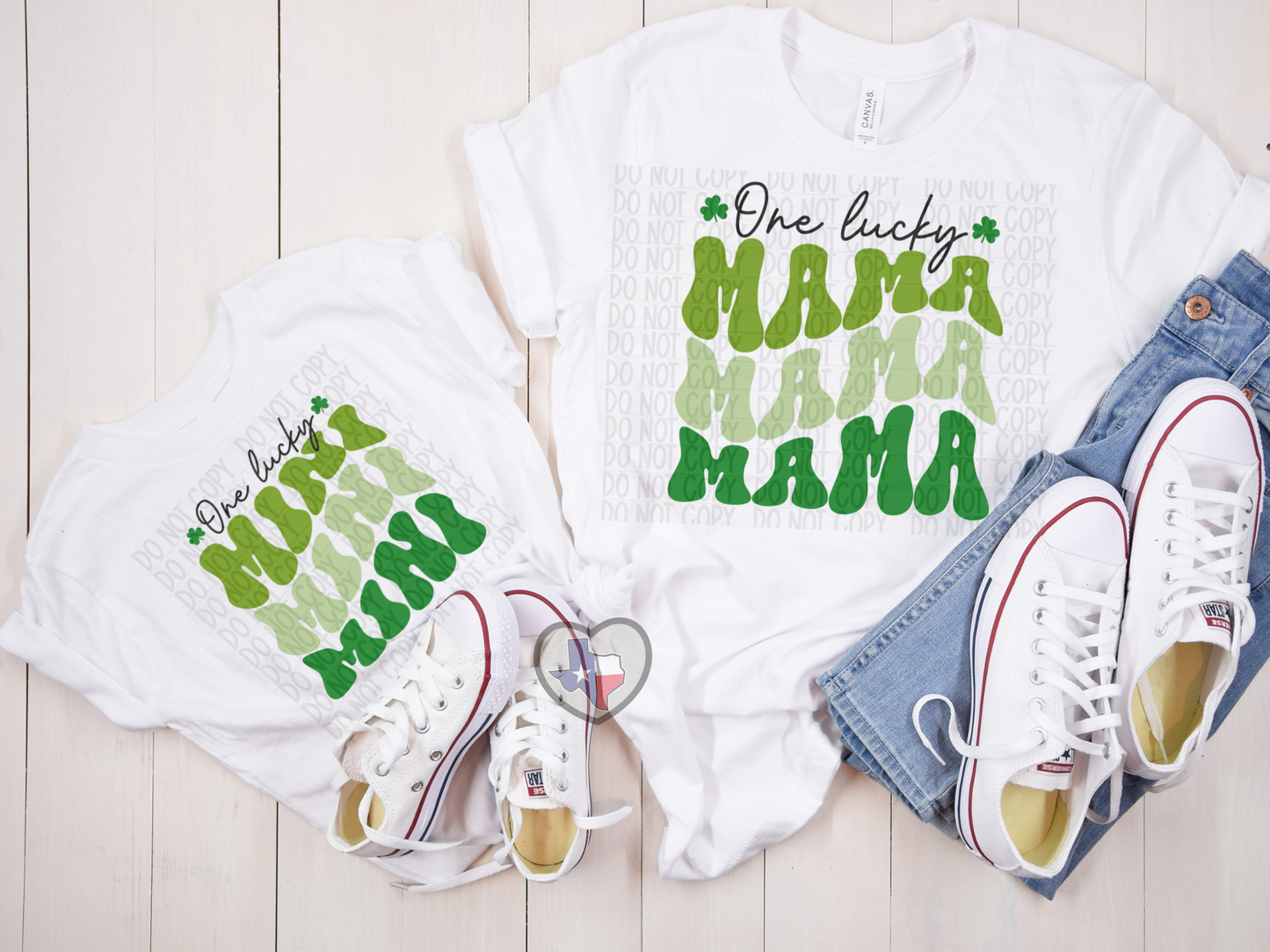 One Lucky Mama DTF - Texas Transfers and Designs