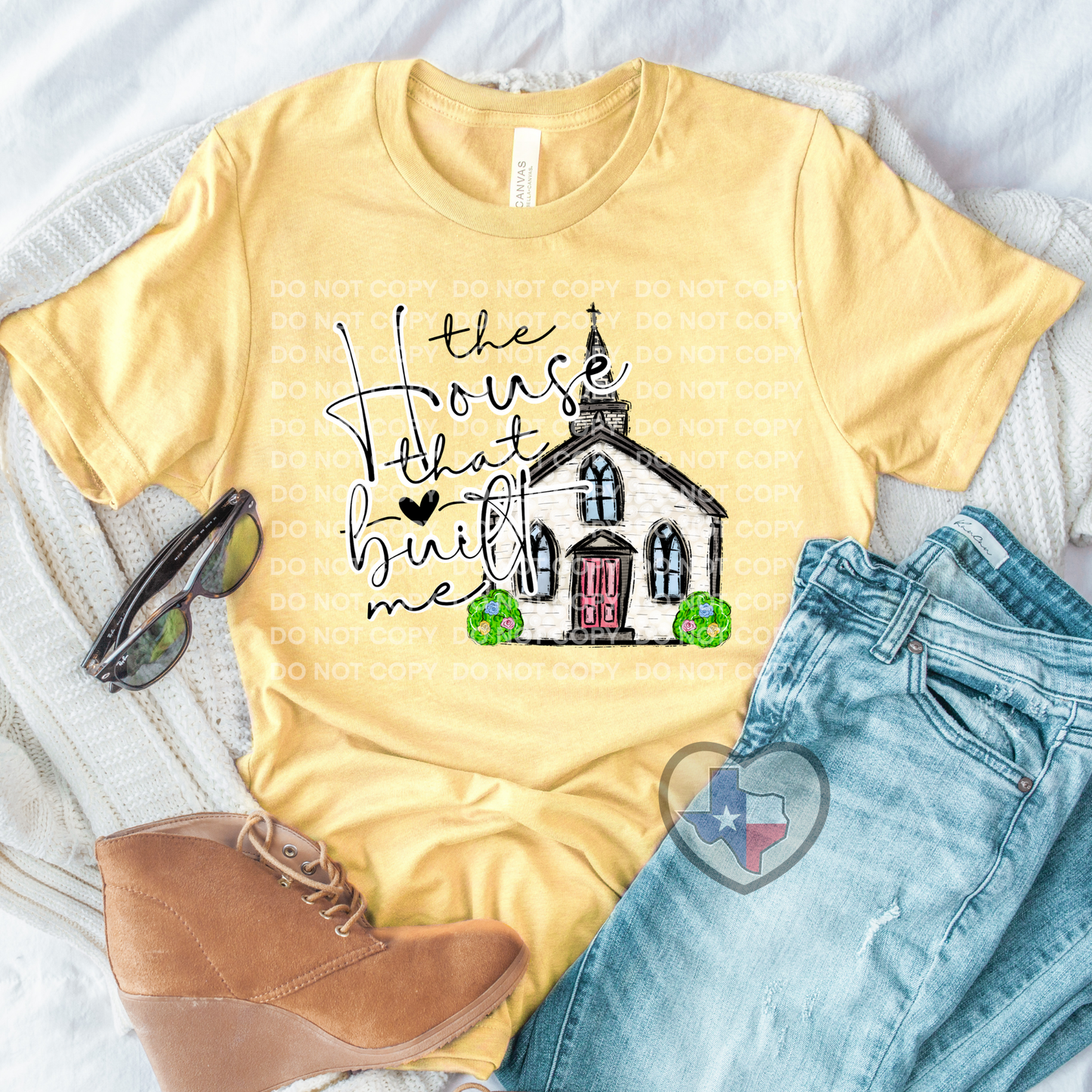 The House That Built Me DTF - Texas Transfers and Designs