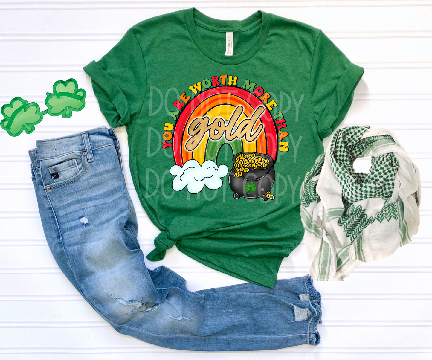 You Are Worth More Than Gold DTF - Texas Transfers and Designs