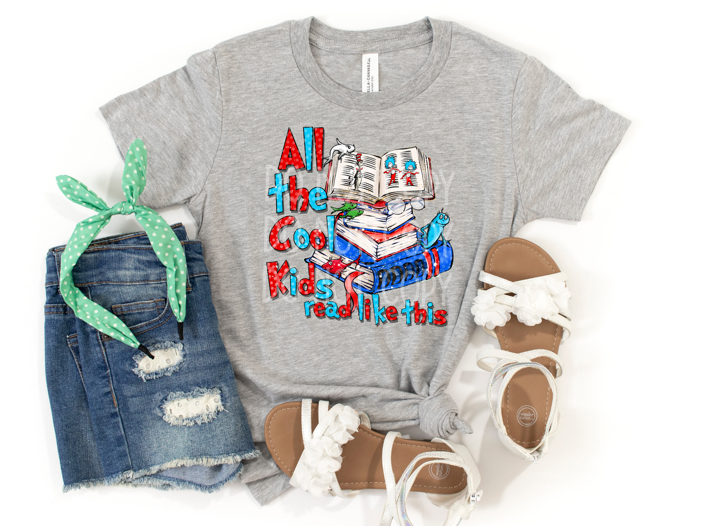 All The Cool Kids Read Like This DTF - Texas Transfers and Designs