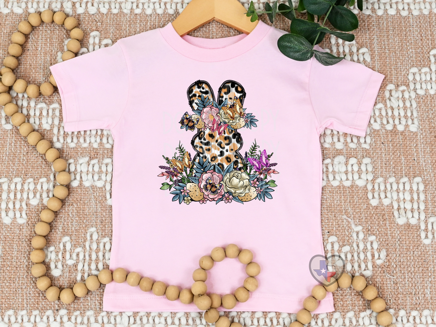 Floral Bunny DTF - Texas Transfers and Designs