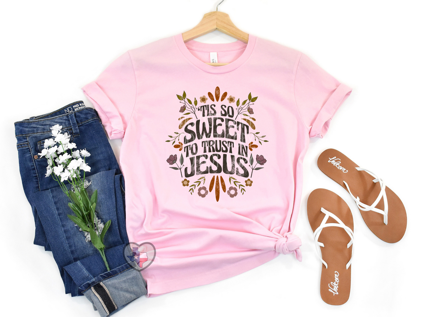 Tis So Sweet to Trust In Jesus DTF - Texas Transfers and Designs