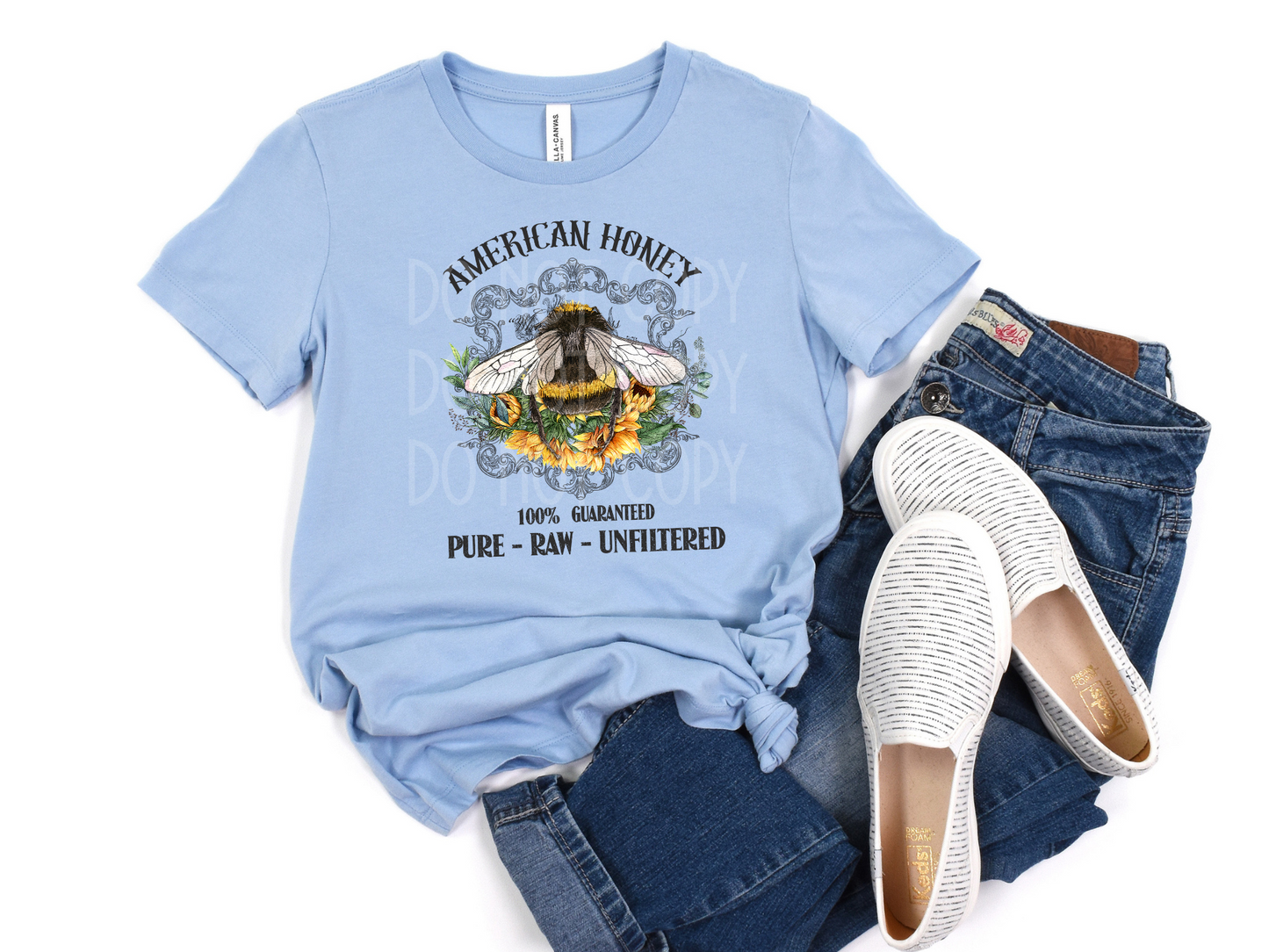 American Honey Bee DTF - Texas Transfers and Designs