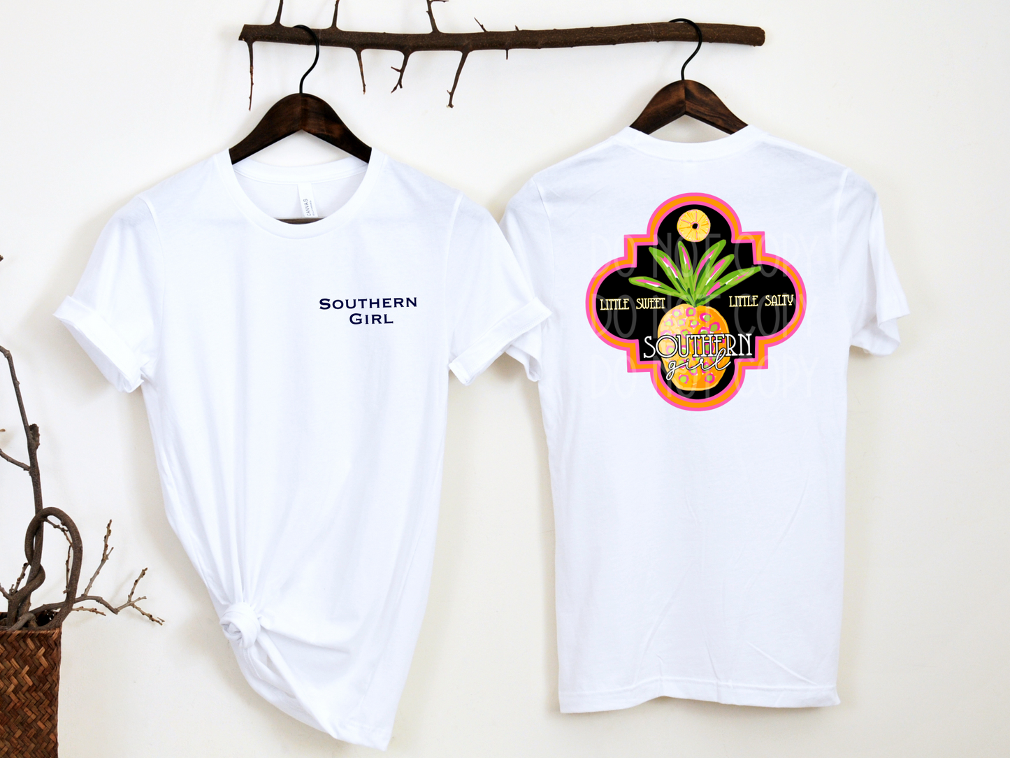 Pineapple Southern Girl SET - DTF - Texas Transfers and Designs