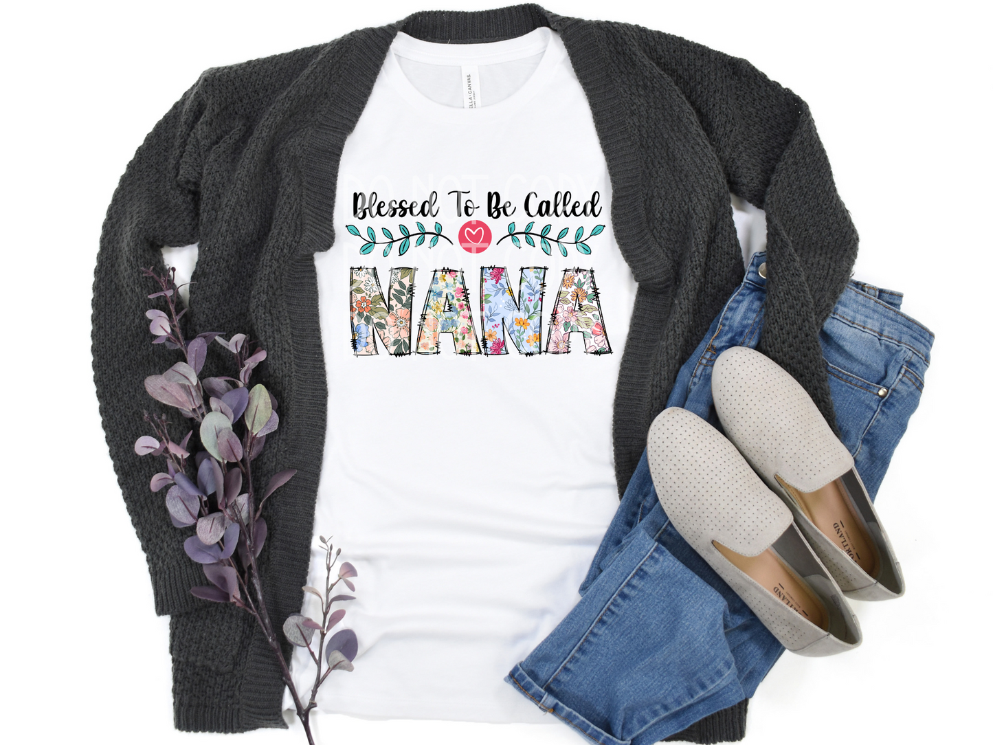 Blessed to be Called Nana DTF - Texas Transfers and Designs