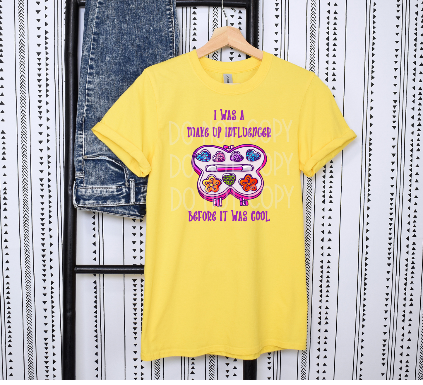 I Was Make Up Influencer DTF - Texas Transfers and Designs