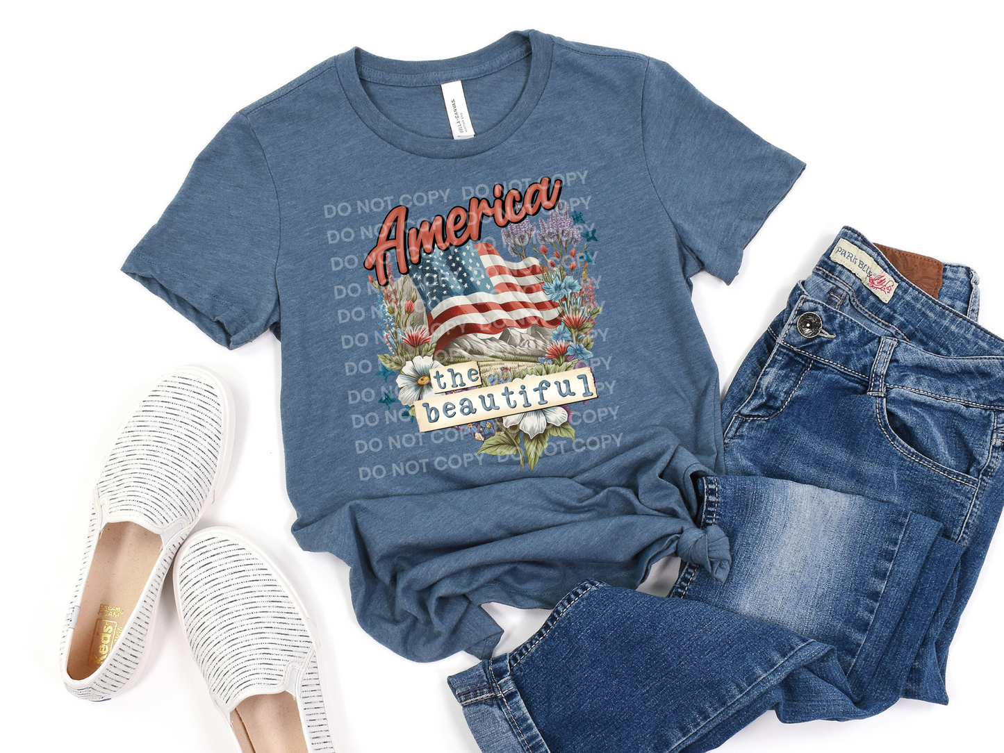 America the Beautiful *EXCLUSIVE* DTF - Texas Transfers and Designs