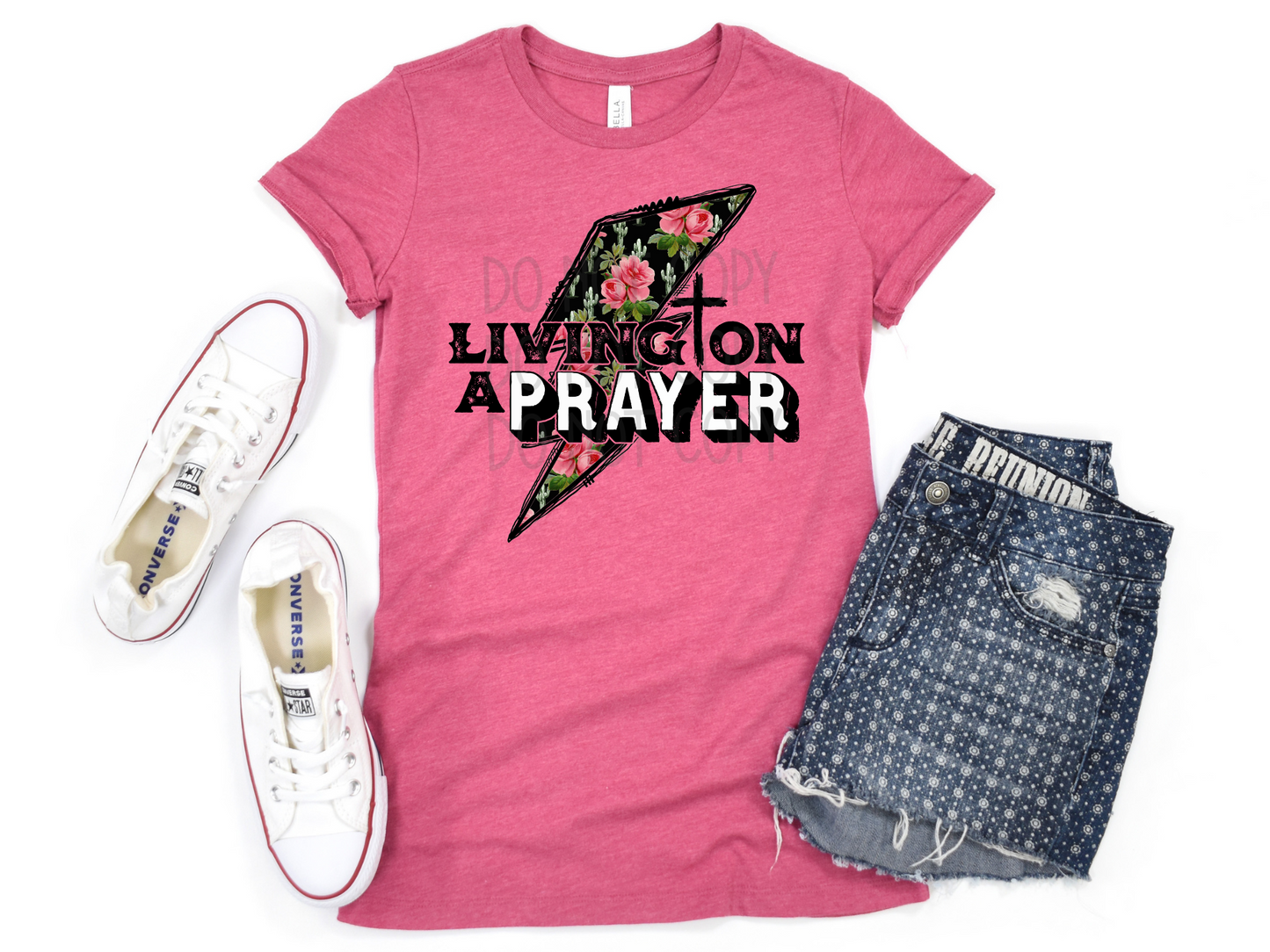 Living On a Prayer DTF - Texas Transfers and Designs