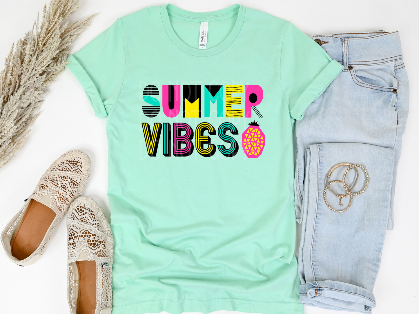 Summer Vibes Retro DTF - Texas Transfers and Designs