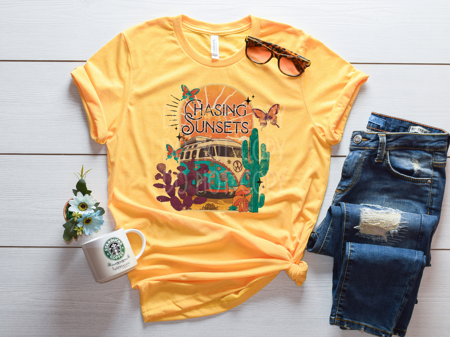 Chasing Sunsets DTF - Texas Transfers and Designs