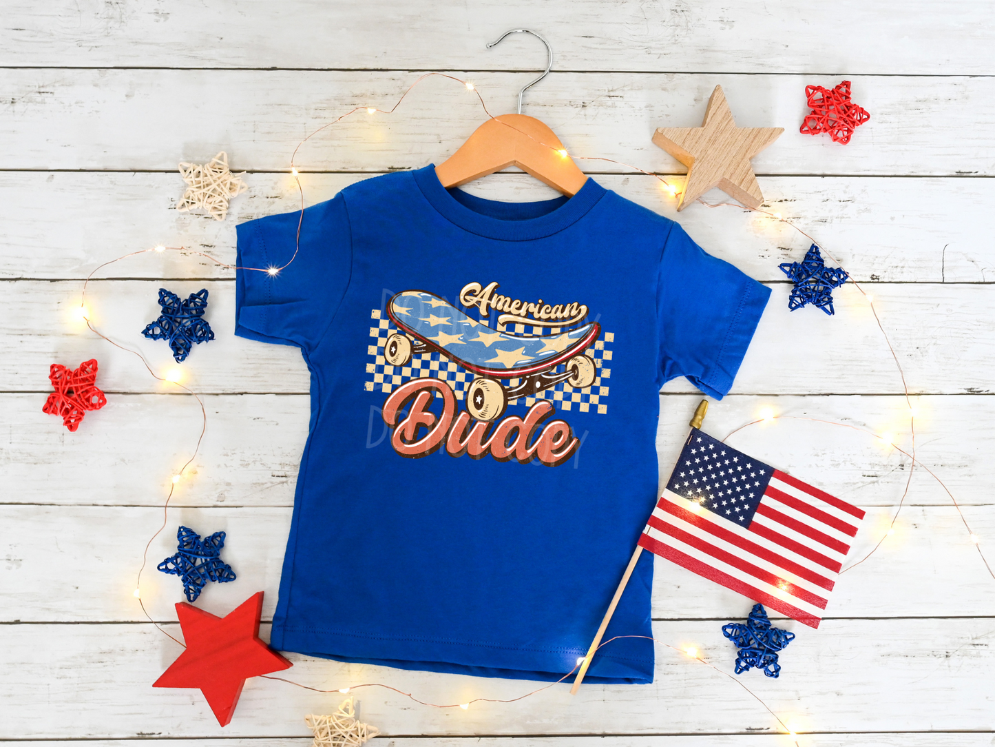 American Dude Retro DTF - Texas Transfers and Designs