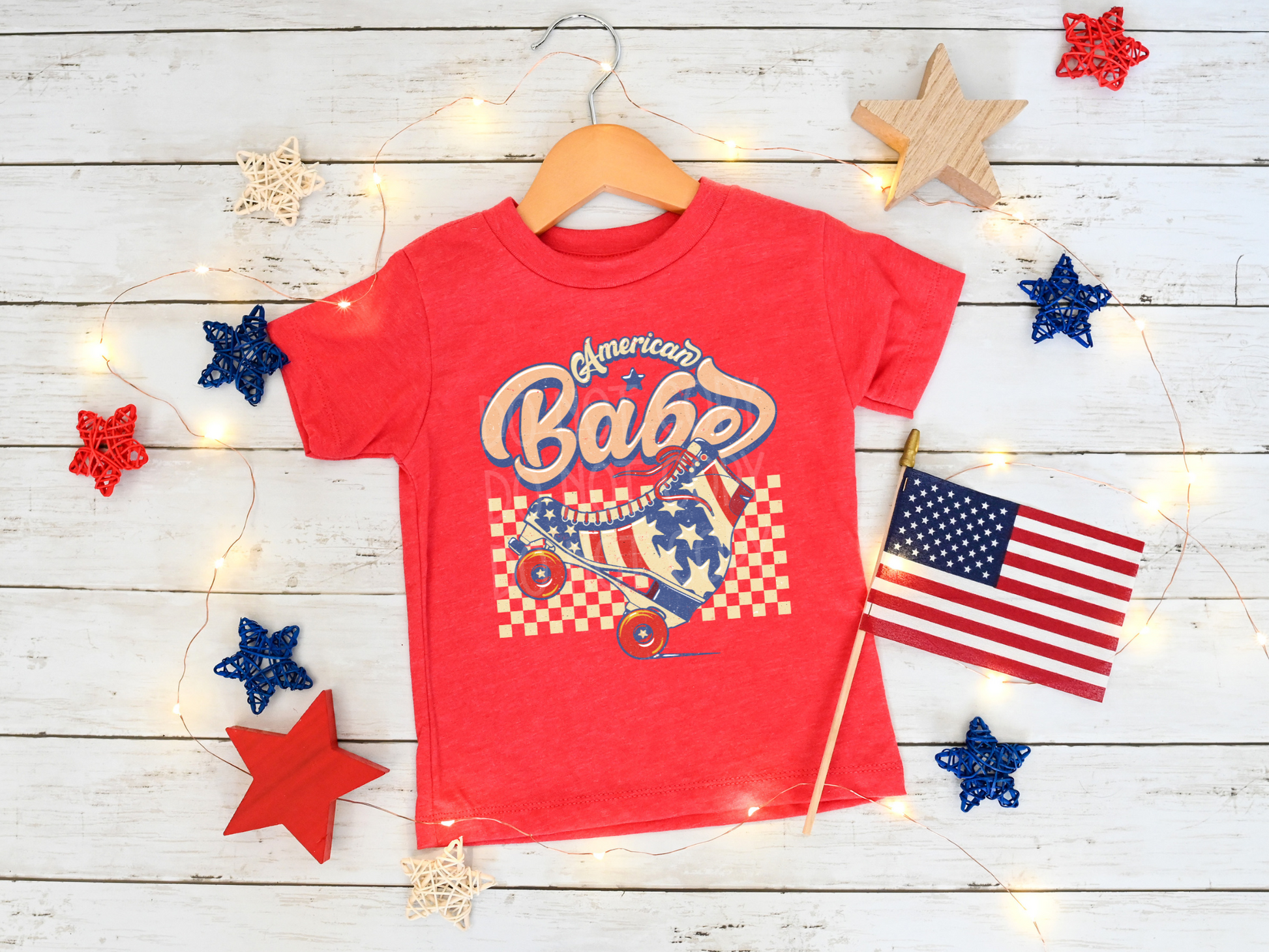 American Babe Retro DTF - Texas Transfers and Designs