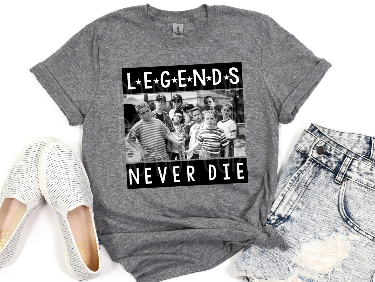 Legends Never Die DTF - Texas Transfers and Designs