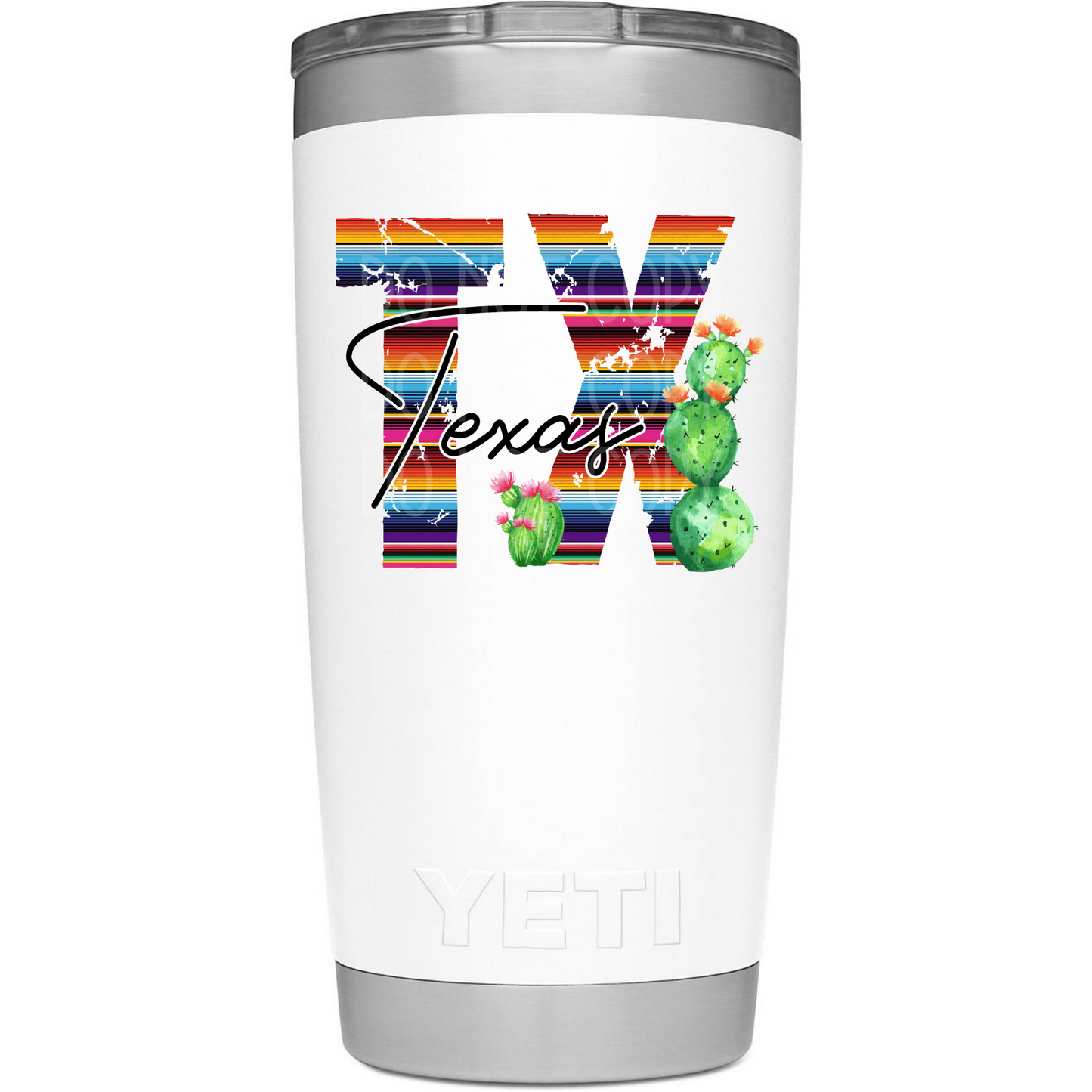 TX Cactus UV Sticker