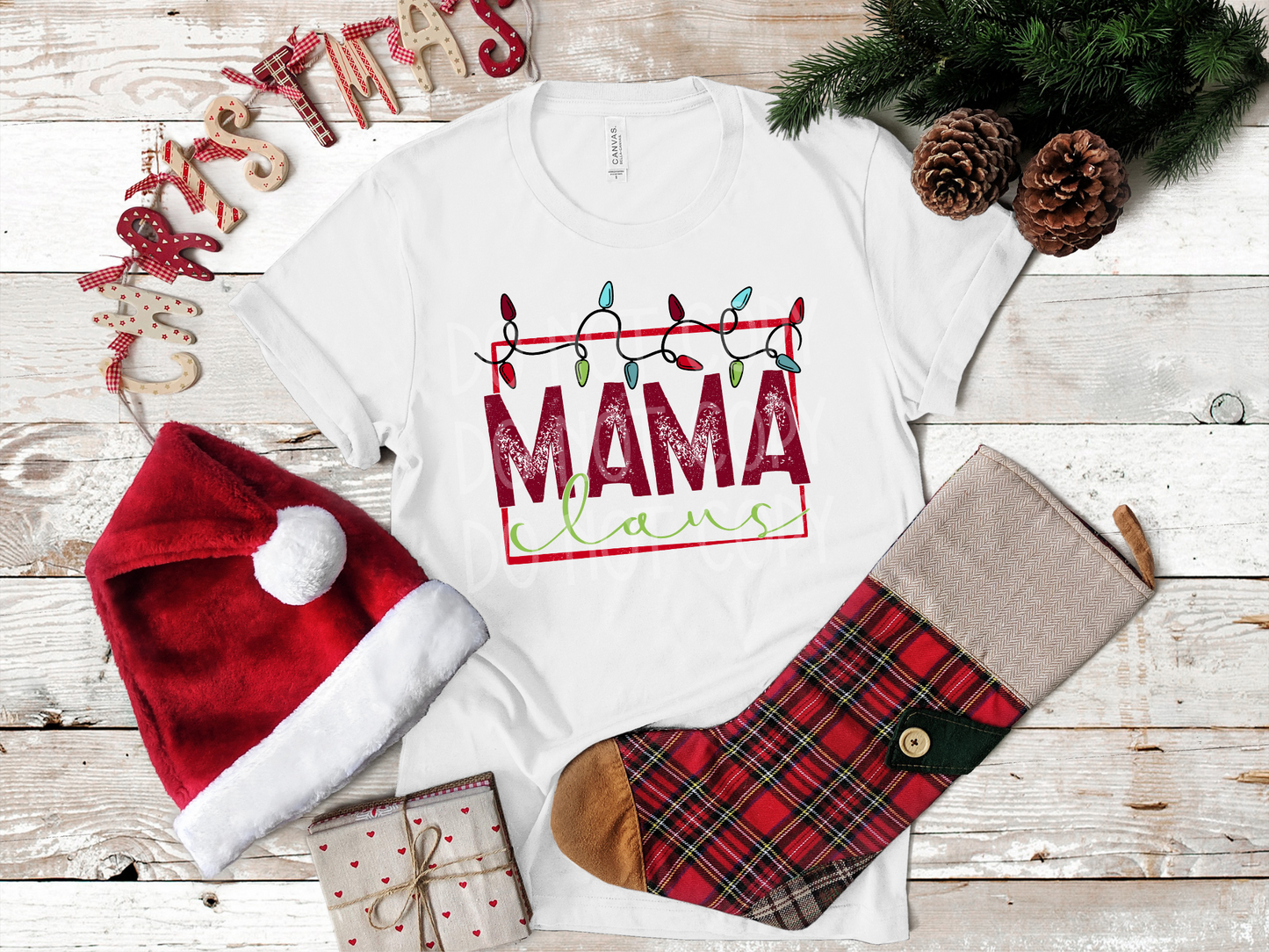Mama Claus DTF - Texas Transfers and Designs