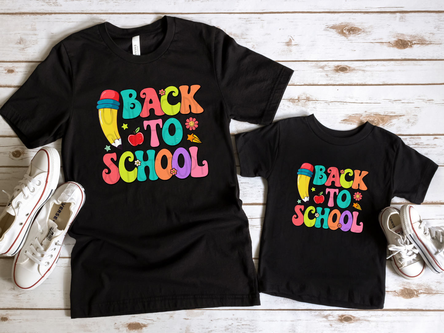Back to School Retro DTF - Texas Transfers and Designs
