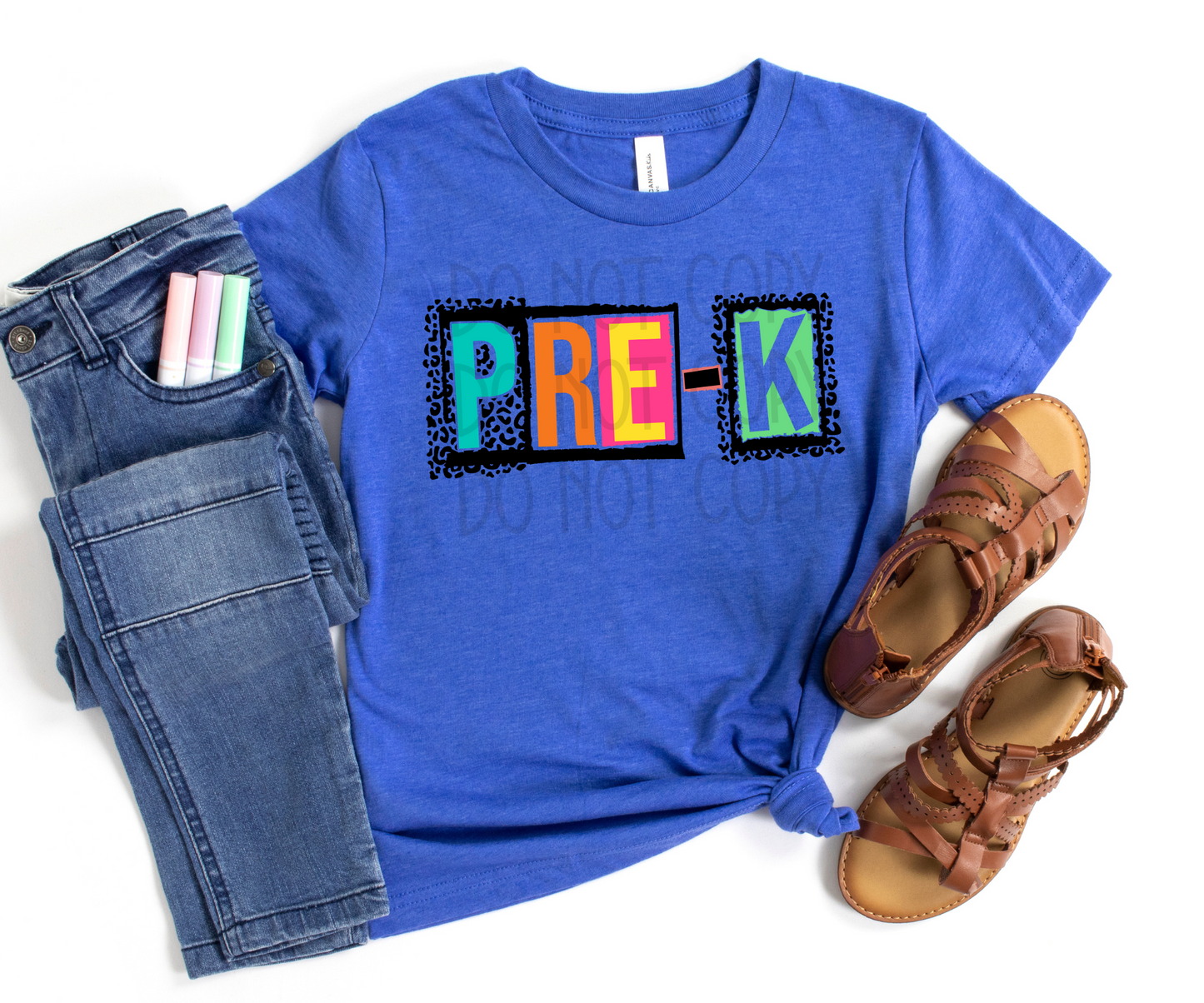 Pre-K Leopard DTF - Texas Transfers and Designs