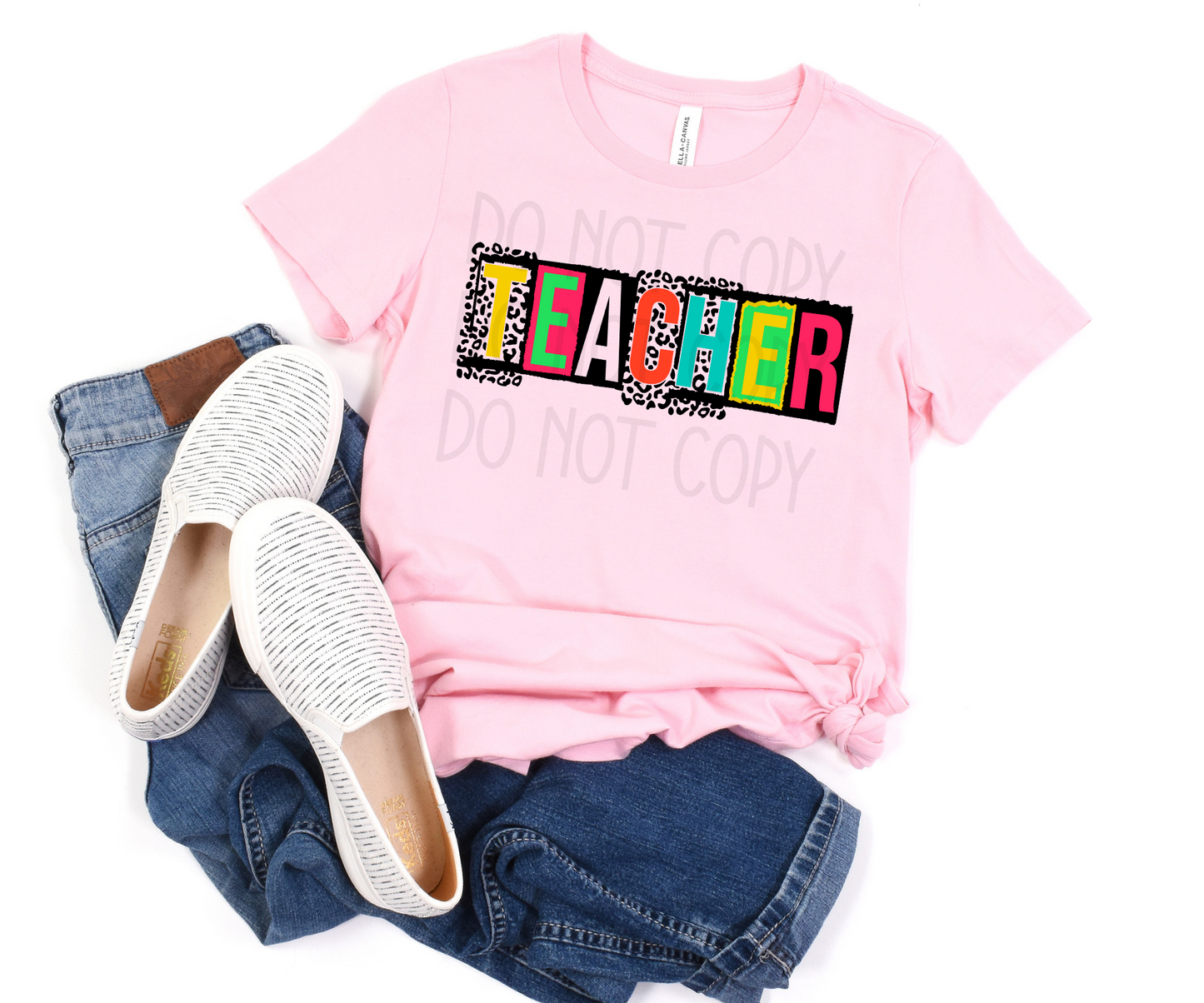 Teacher Leopard DTF - Texas Transfers and Designs