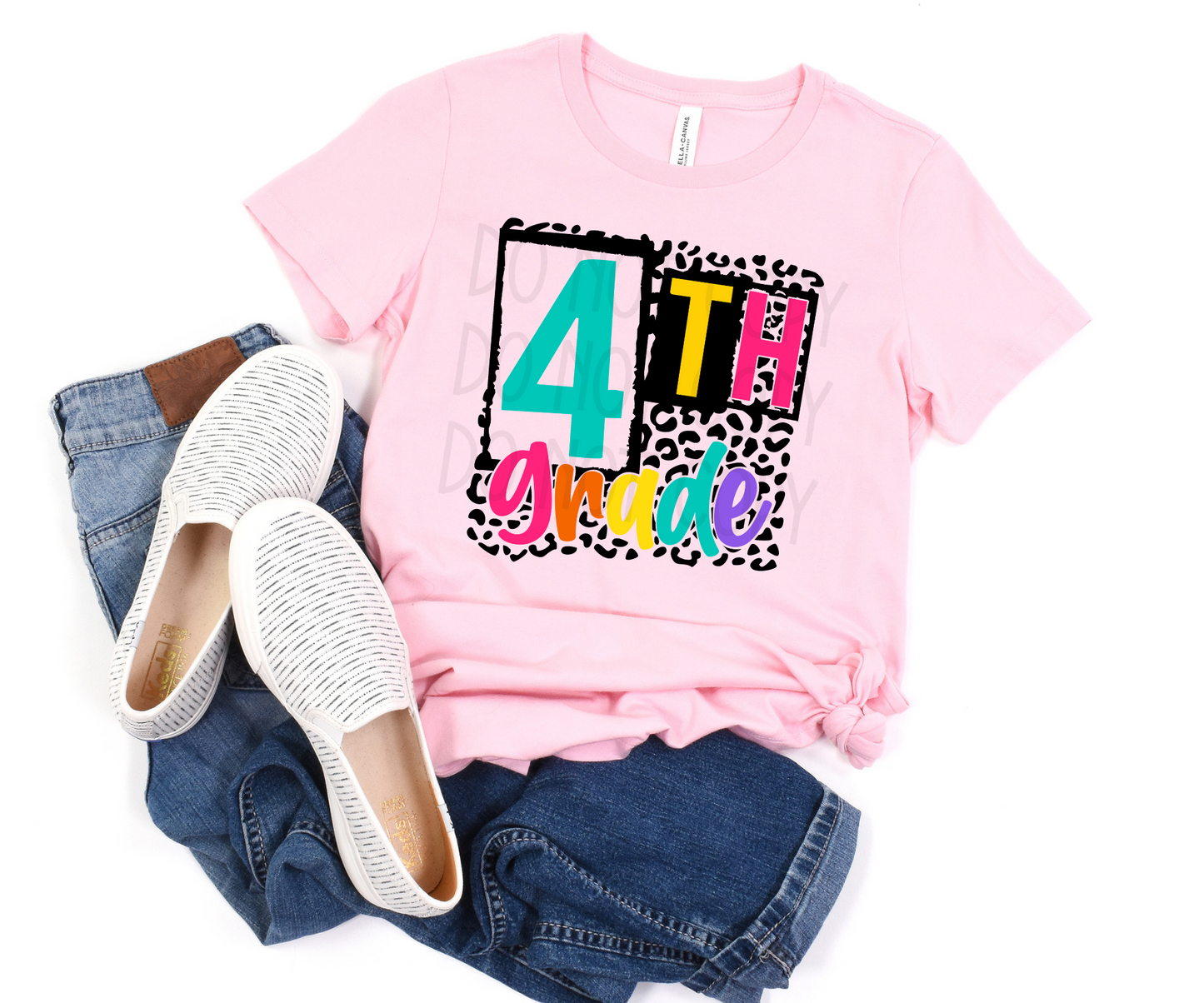 4th Grade Leopard DTF - Texas Transfers and Designs