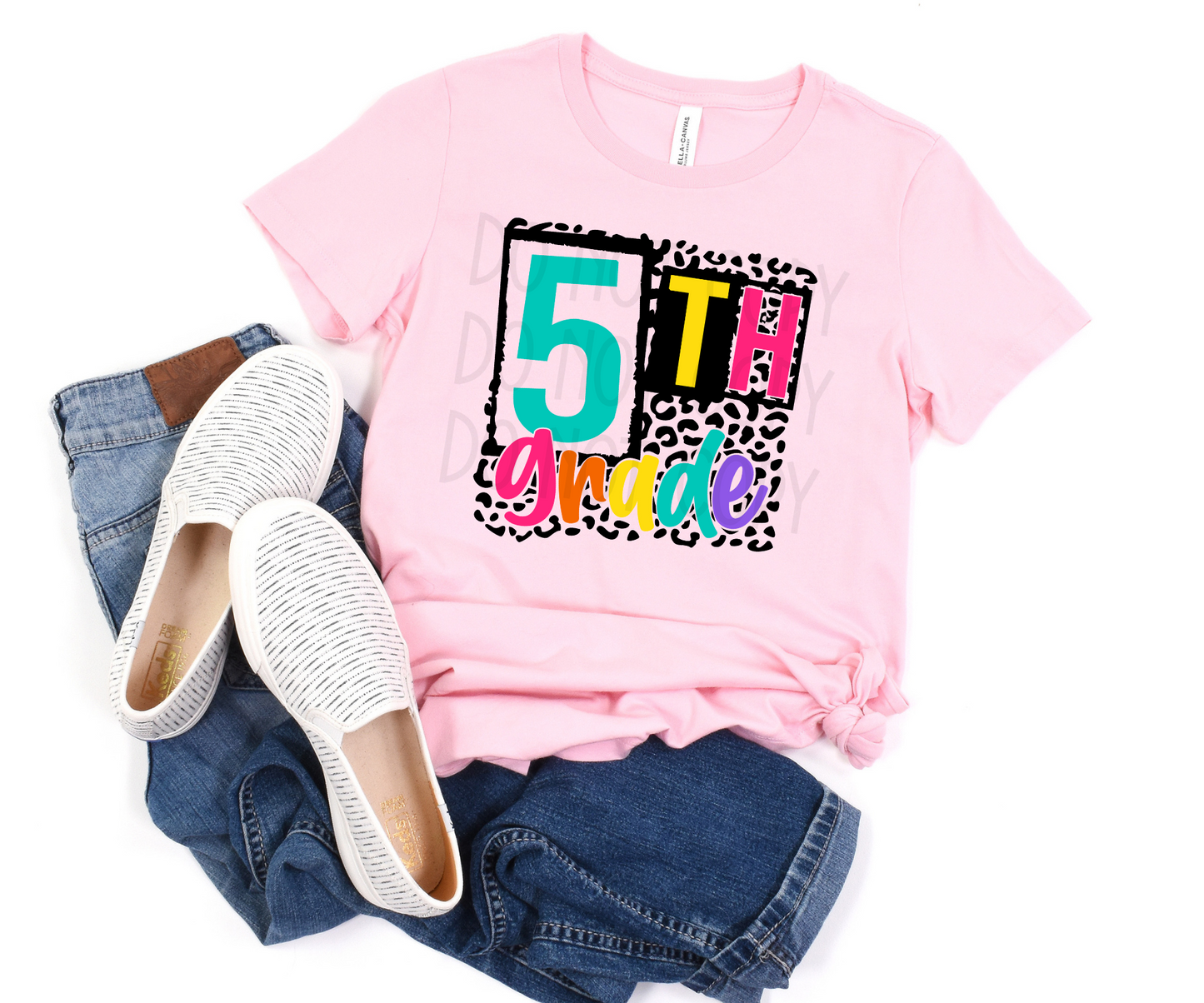 5th Grade Leopard DTF - Texas Transfers and Designs