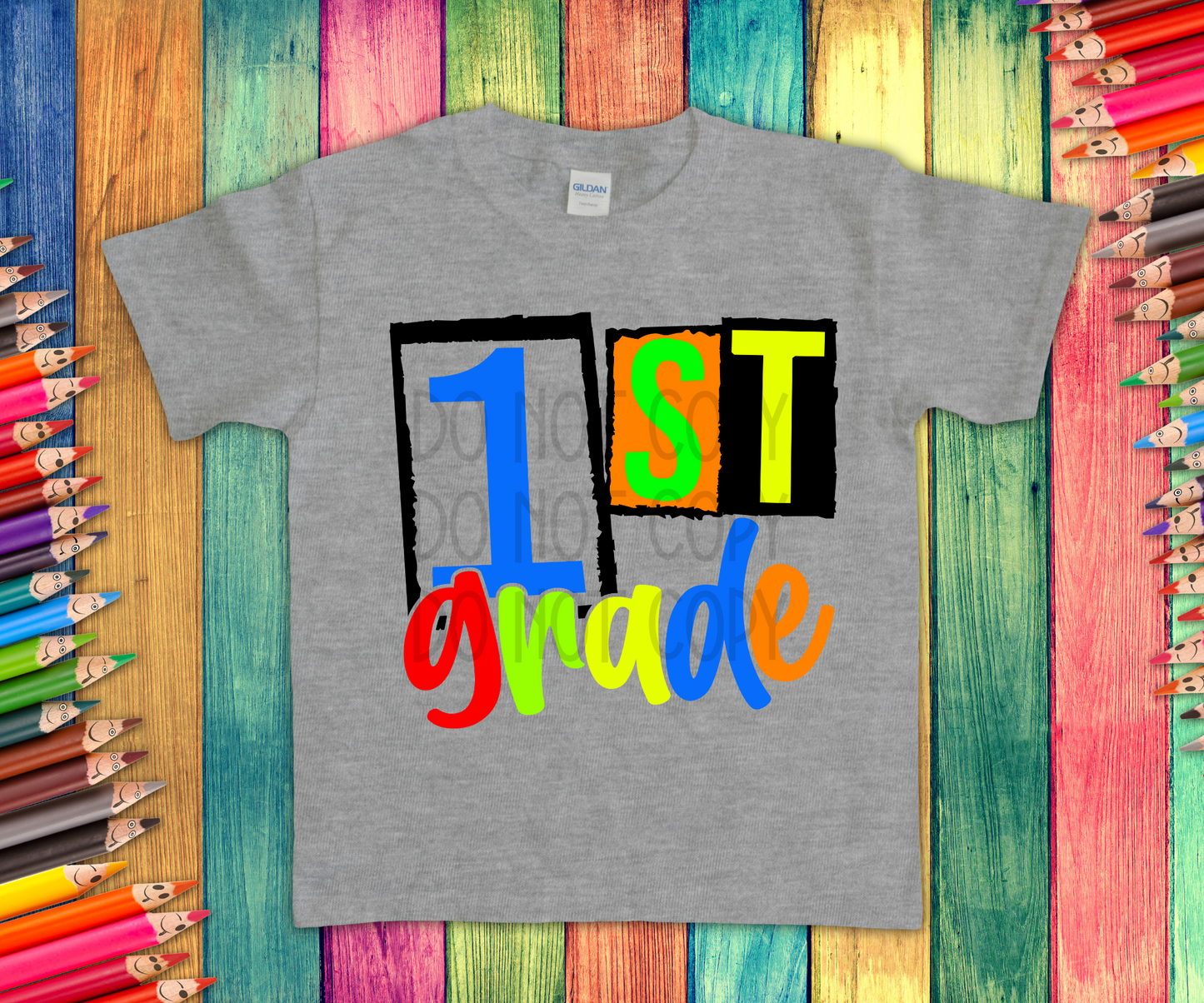 1st Grade Unisex DTF - Texas Transfers and Designs