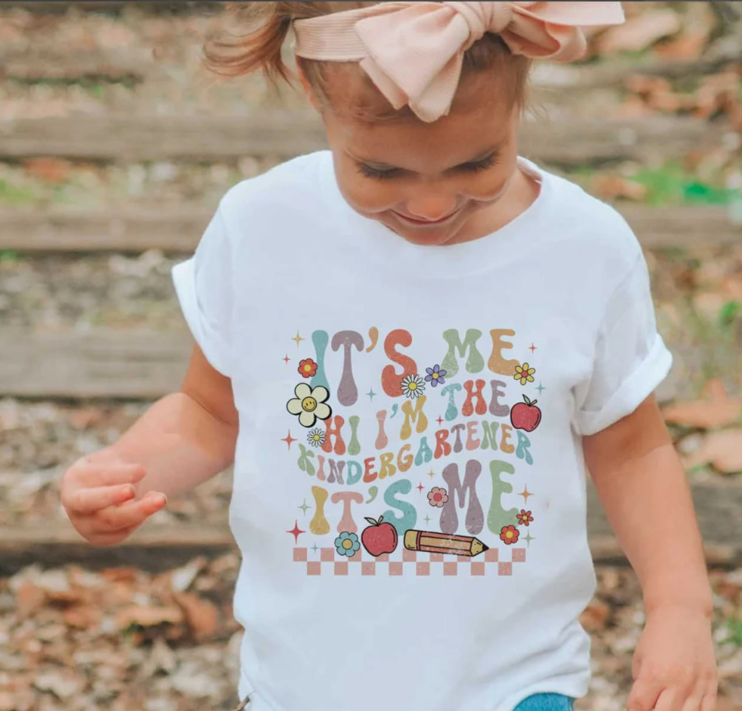 Hi. It's Me. Kindergartener DTF - Texas Transfers and Designs