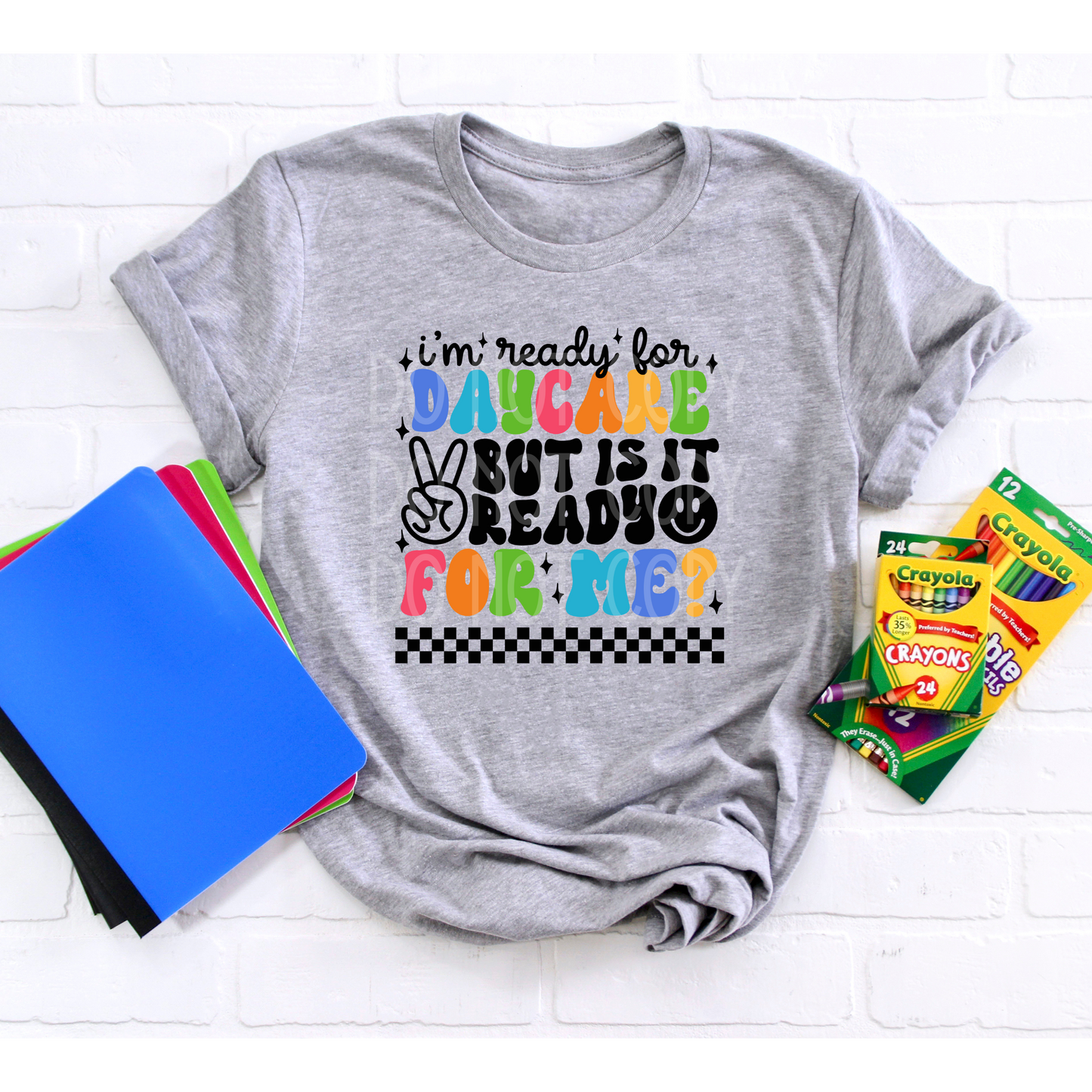 Ready for Daycare BLACK DTF - Texas Transfers and Designs