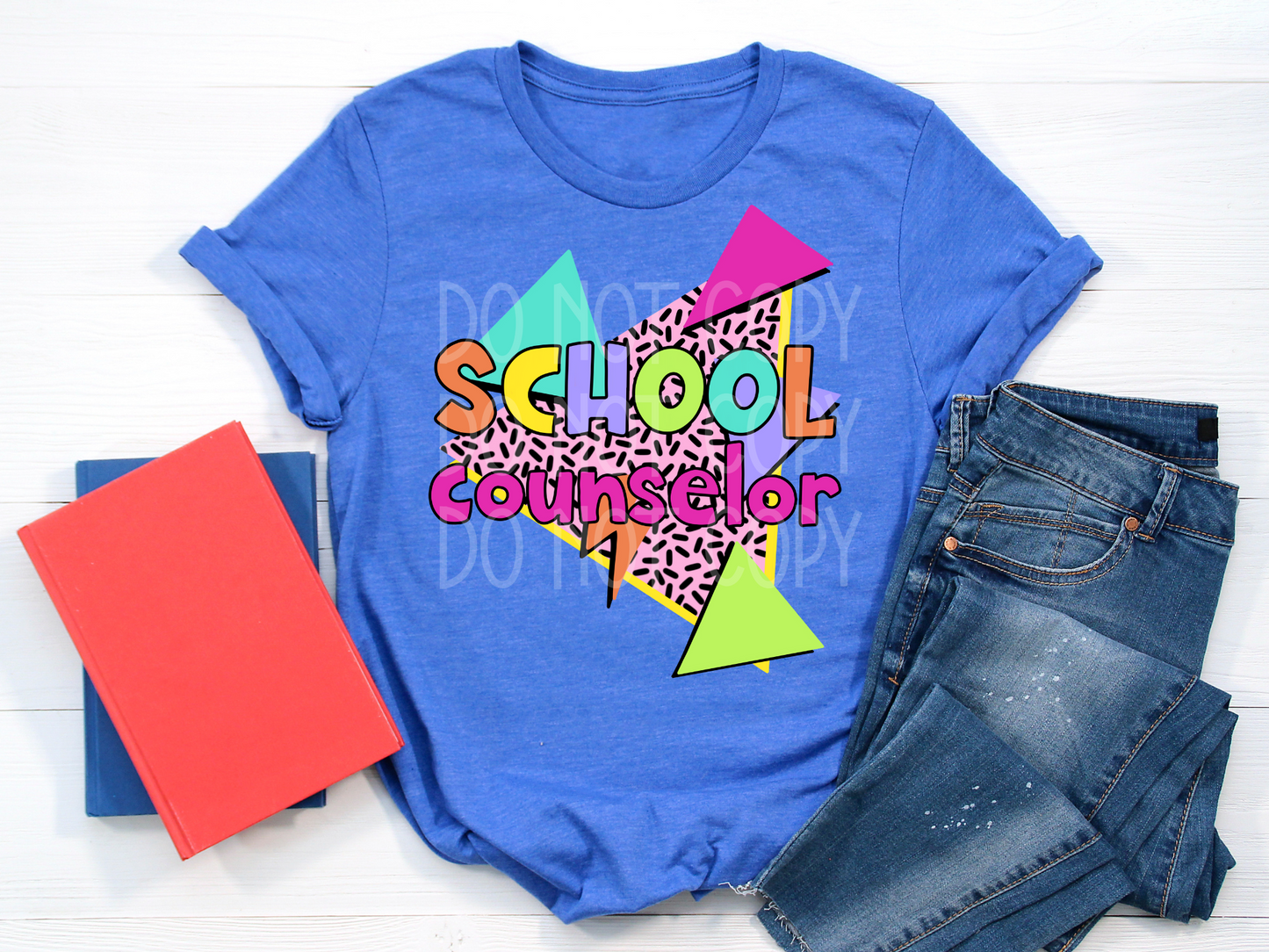 School Counselor 90s DTF - Texas Transfers and Designs