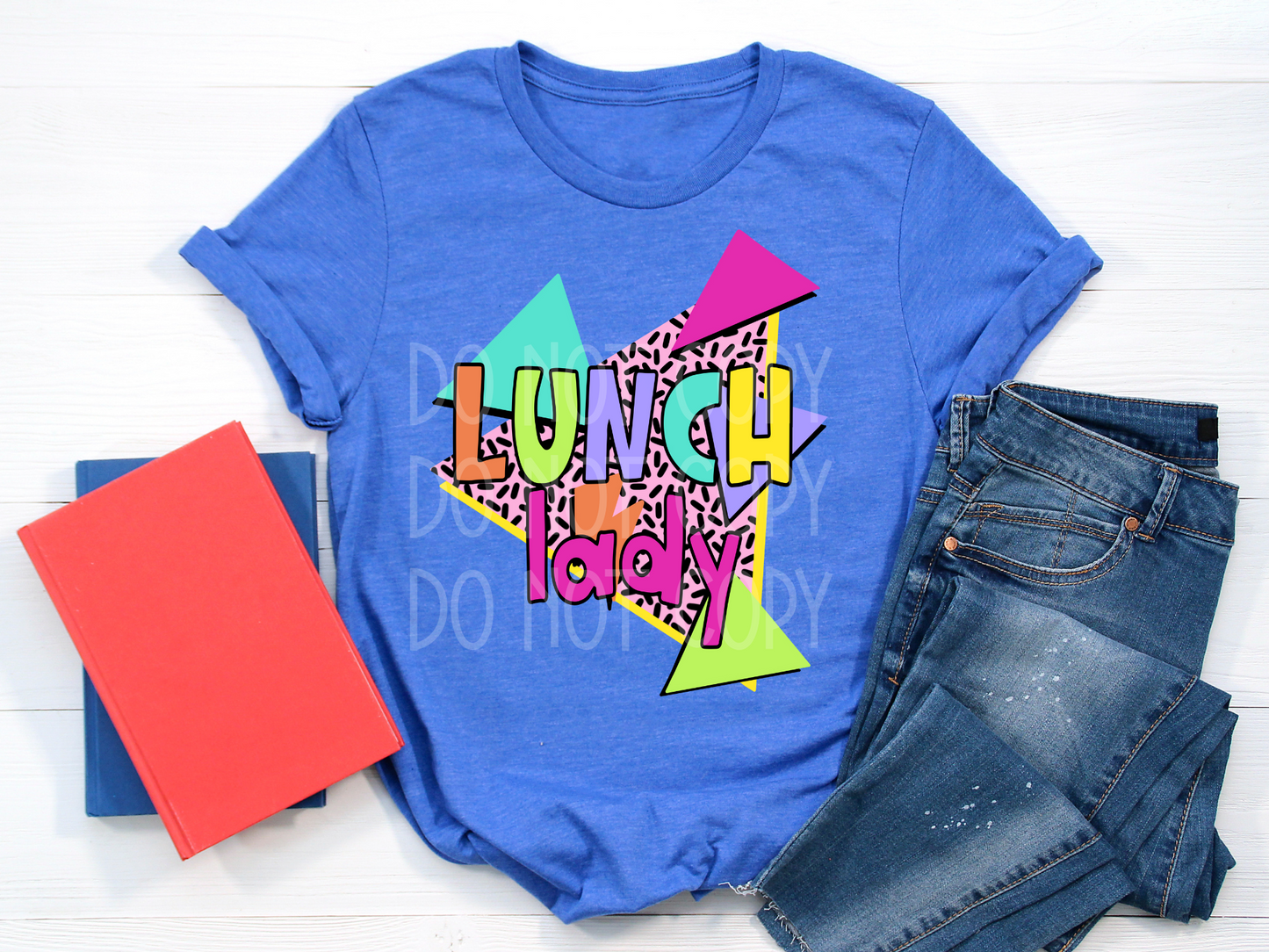 Lunch Lady 90s DTF - Texas Transfers and Designs