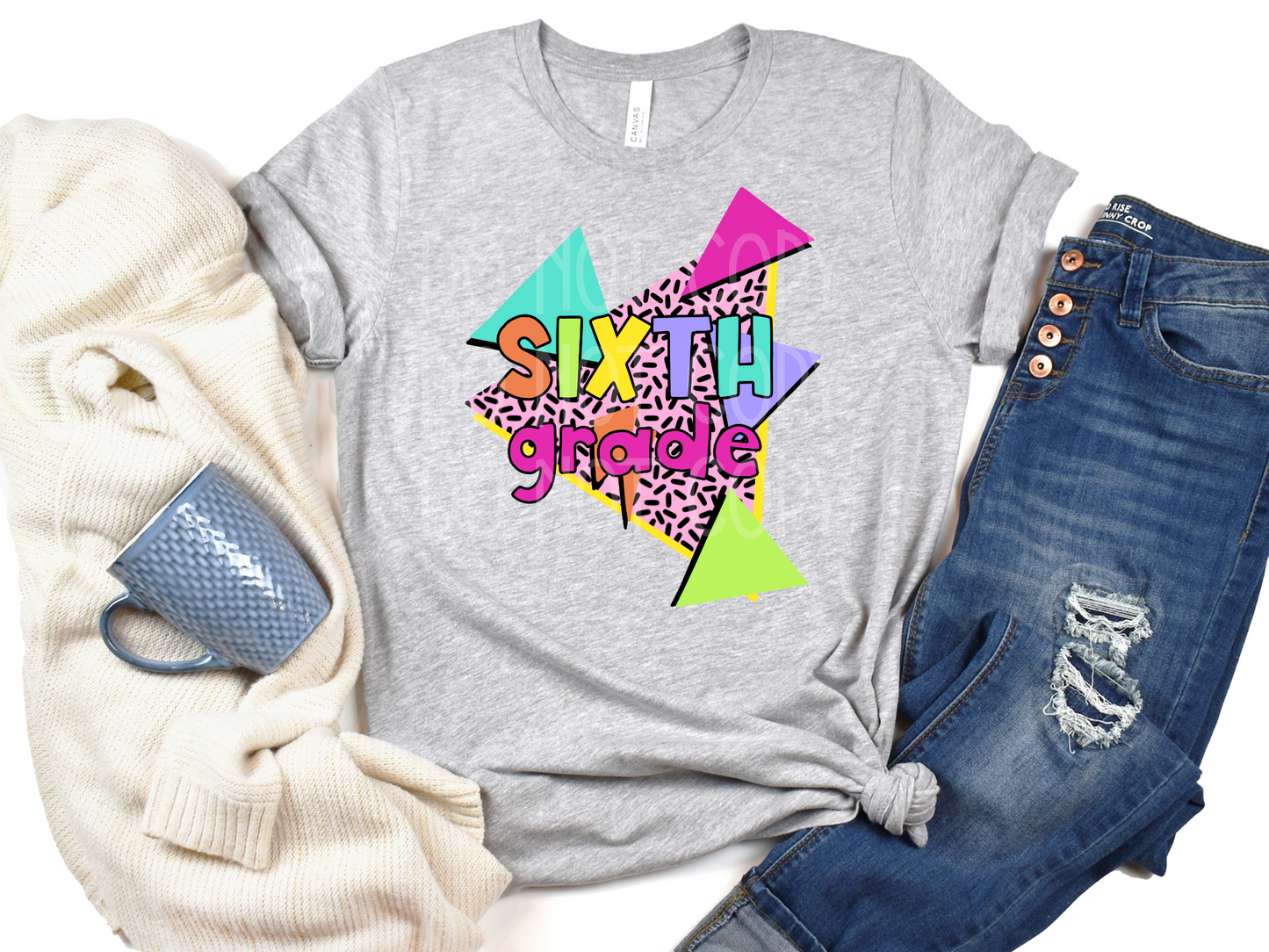 Sixth Grade 90s DTF - Texas Transfers and Designs