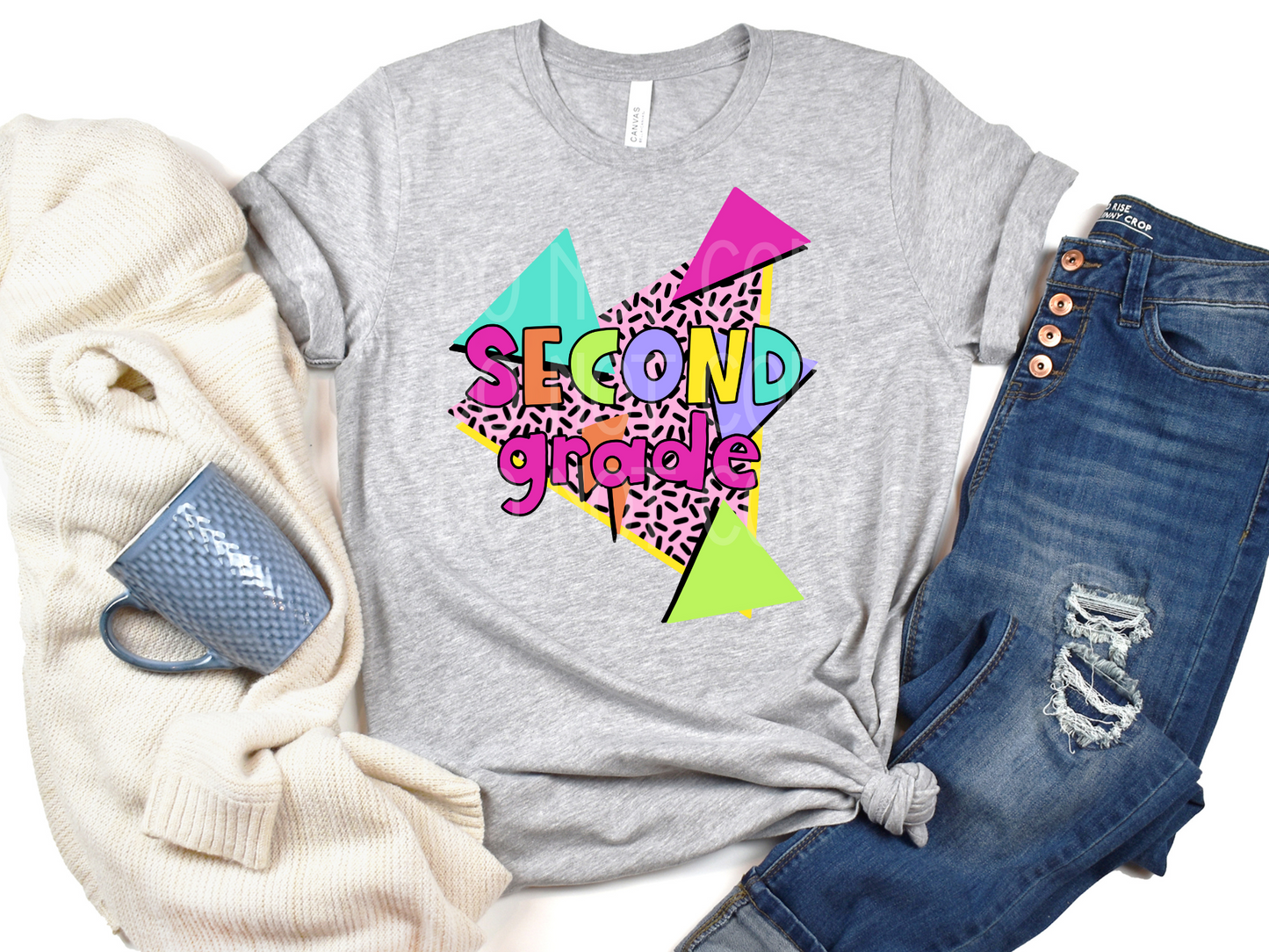 Second Grade 90s DTF - Texas Transfers and Designs