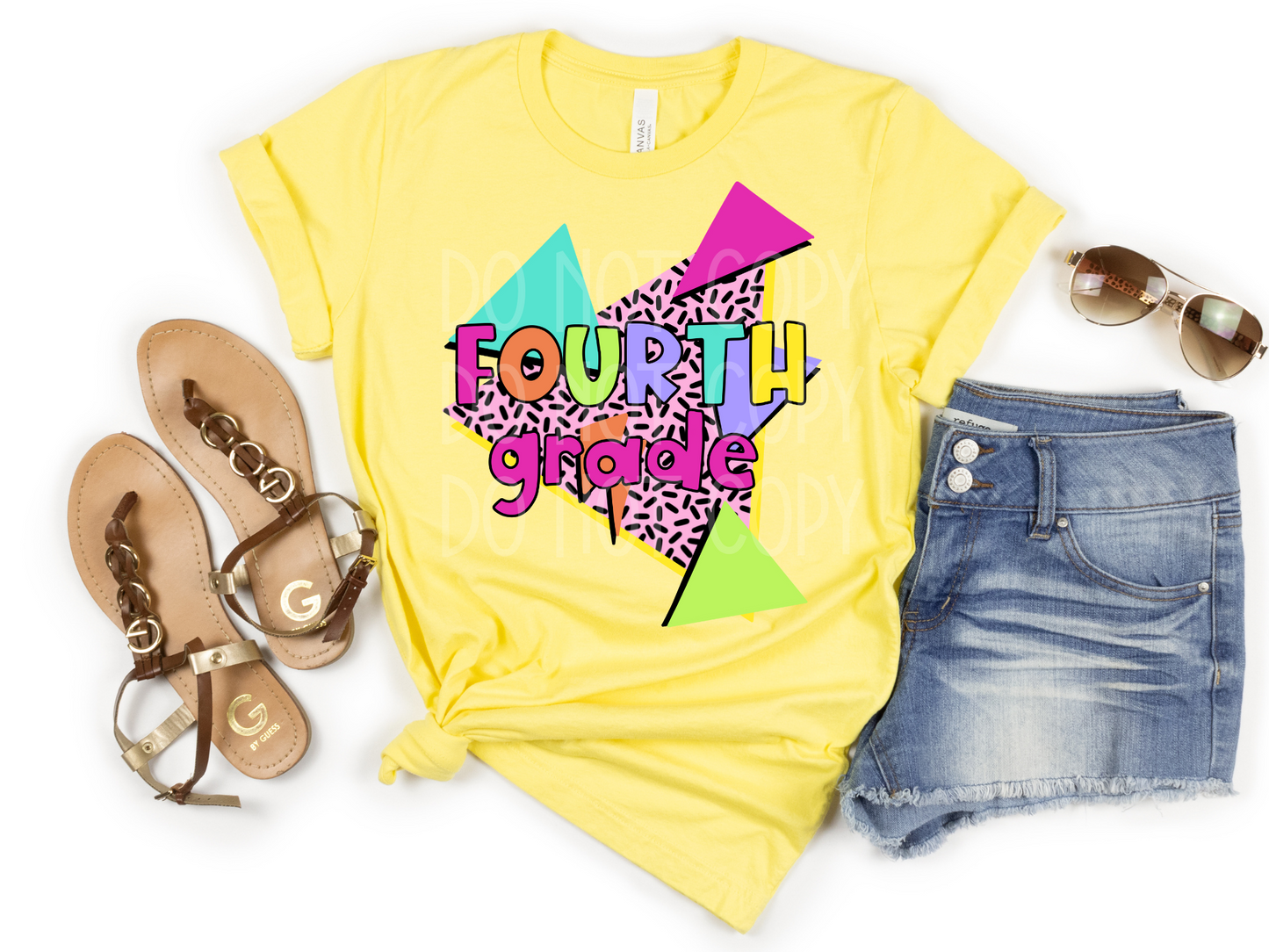 Fourth Grade 90s DTF - Texas Transfers and Designs