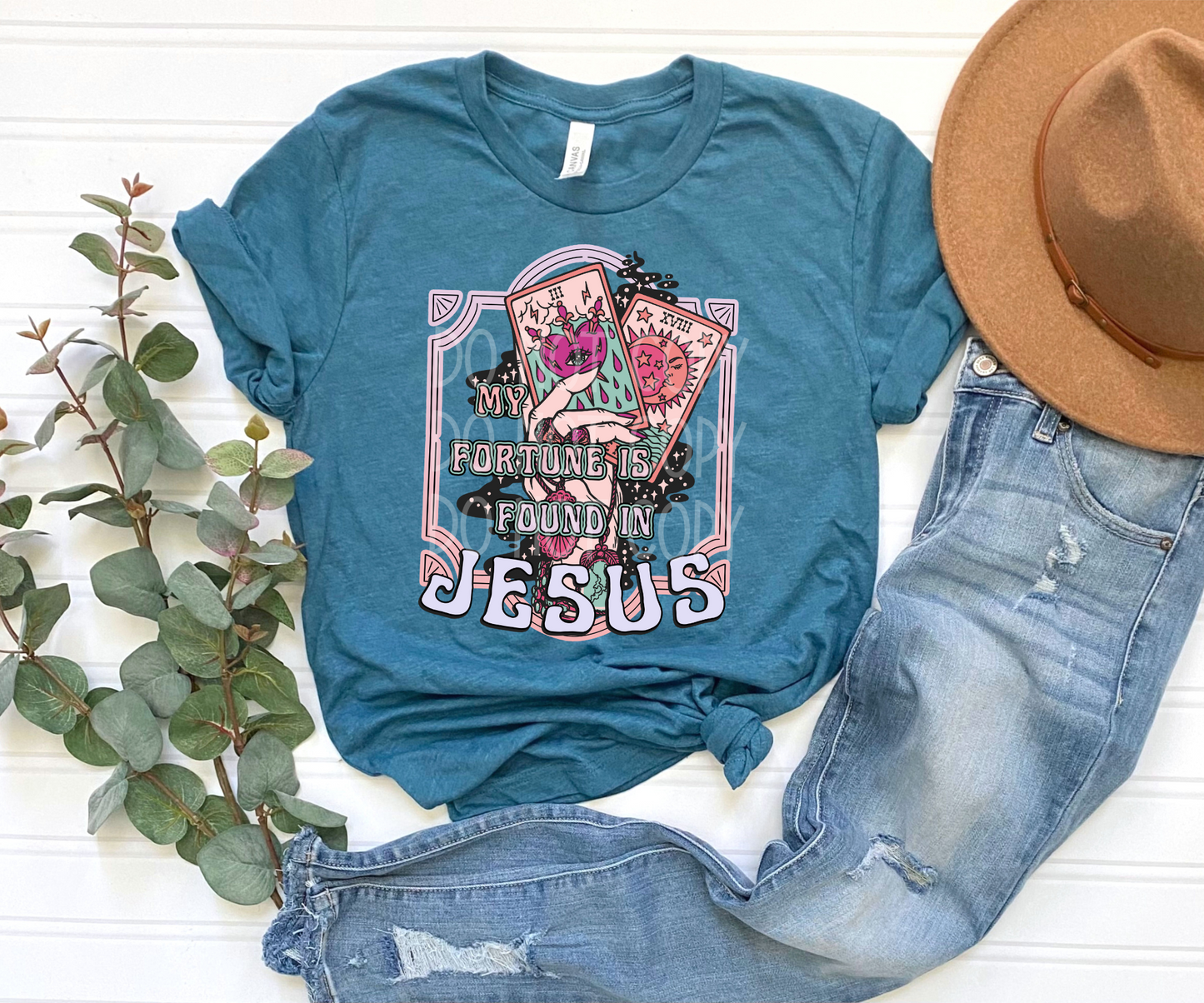 My Fortune is Found in Jesus DTF - Texas Transfers and Designs