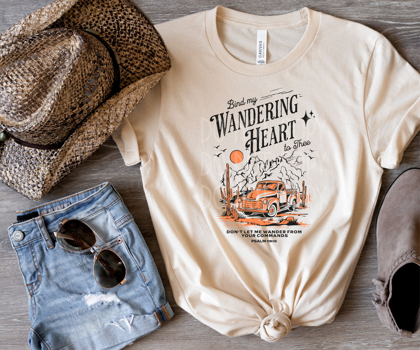 Bind My Wandering Heart to Thee DTF - Texas Transfers and Designs