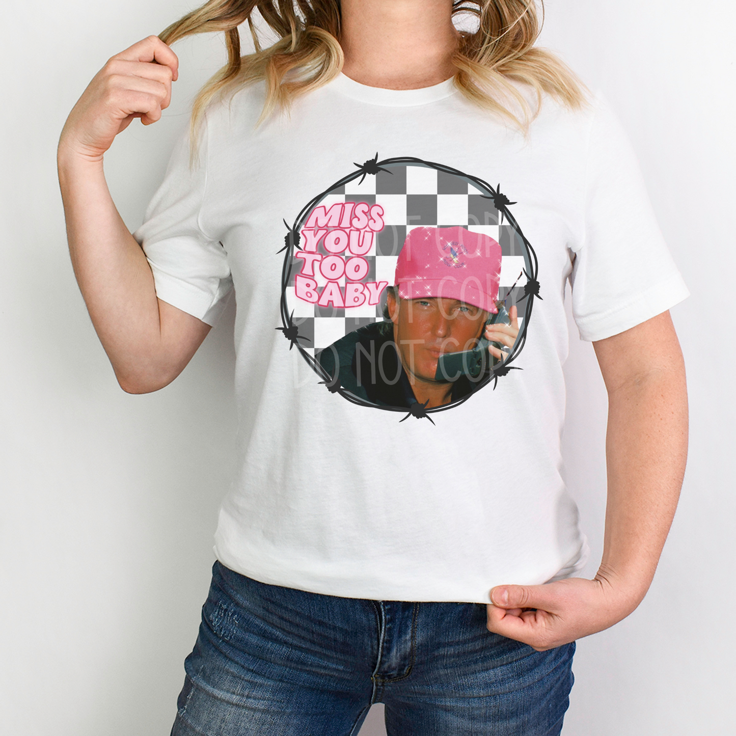 Miss You Too Baby Trump DTF - Texas Transfers and Designs