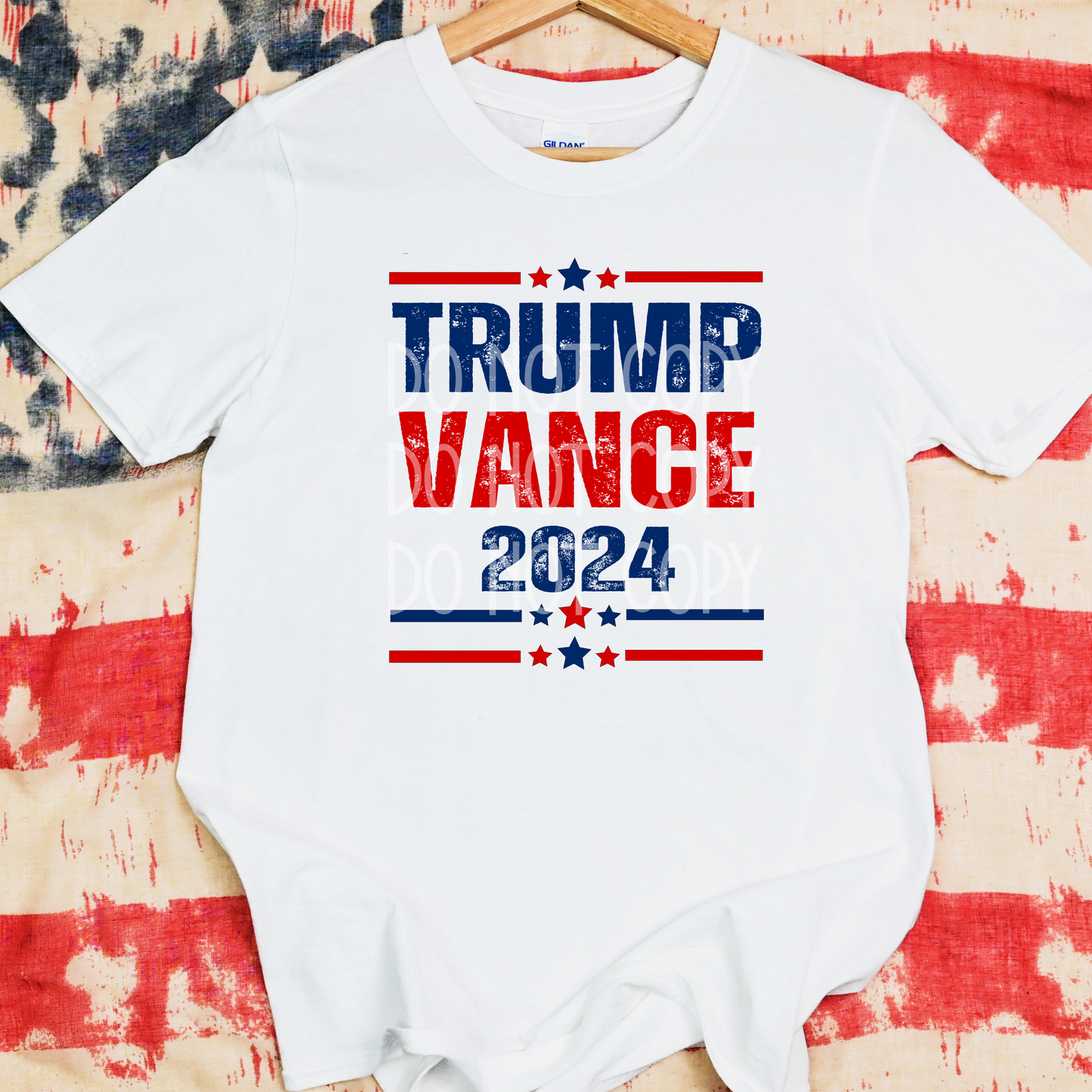 PRE-ORDER Arriving 11/12 Trump Vance 2024 distressed DTF - Texas Transfers and Designs