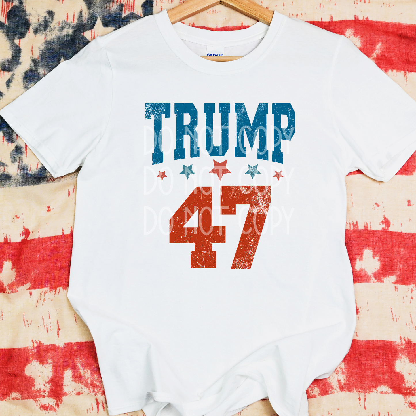 PRE-ORDER Arriving 11/12 Trump 47 (distressed) DTF - Texas Transfers and Designs