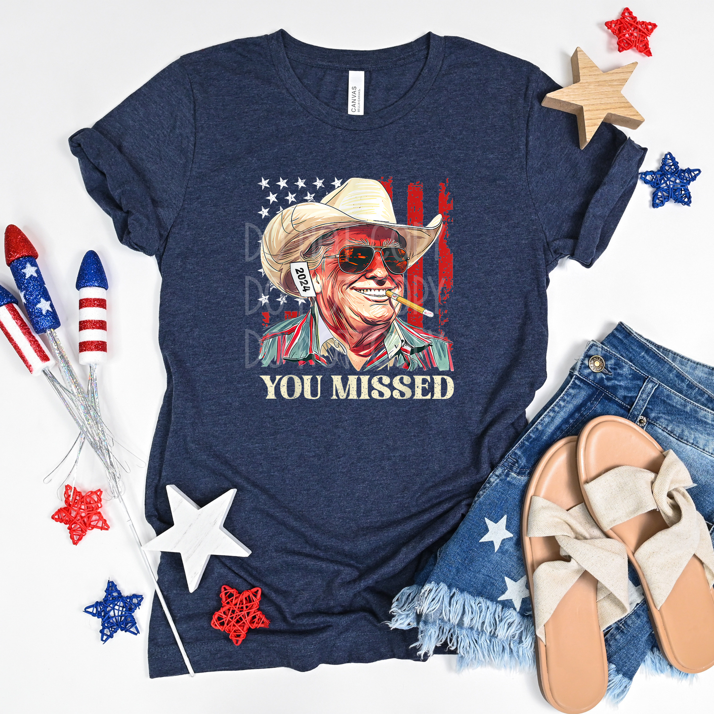 PRE-ORDER Arriving 11/12 You Missed Trump DTF - Texas Transfers and Designs