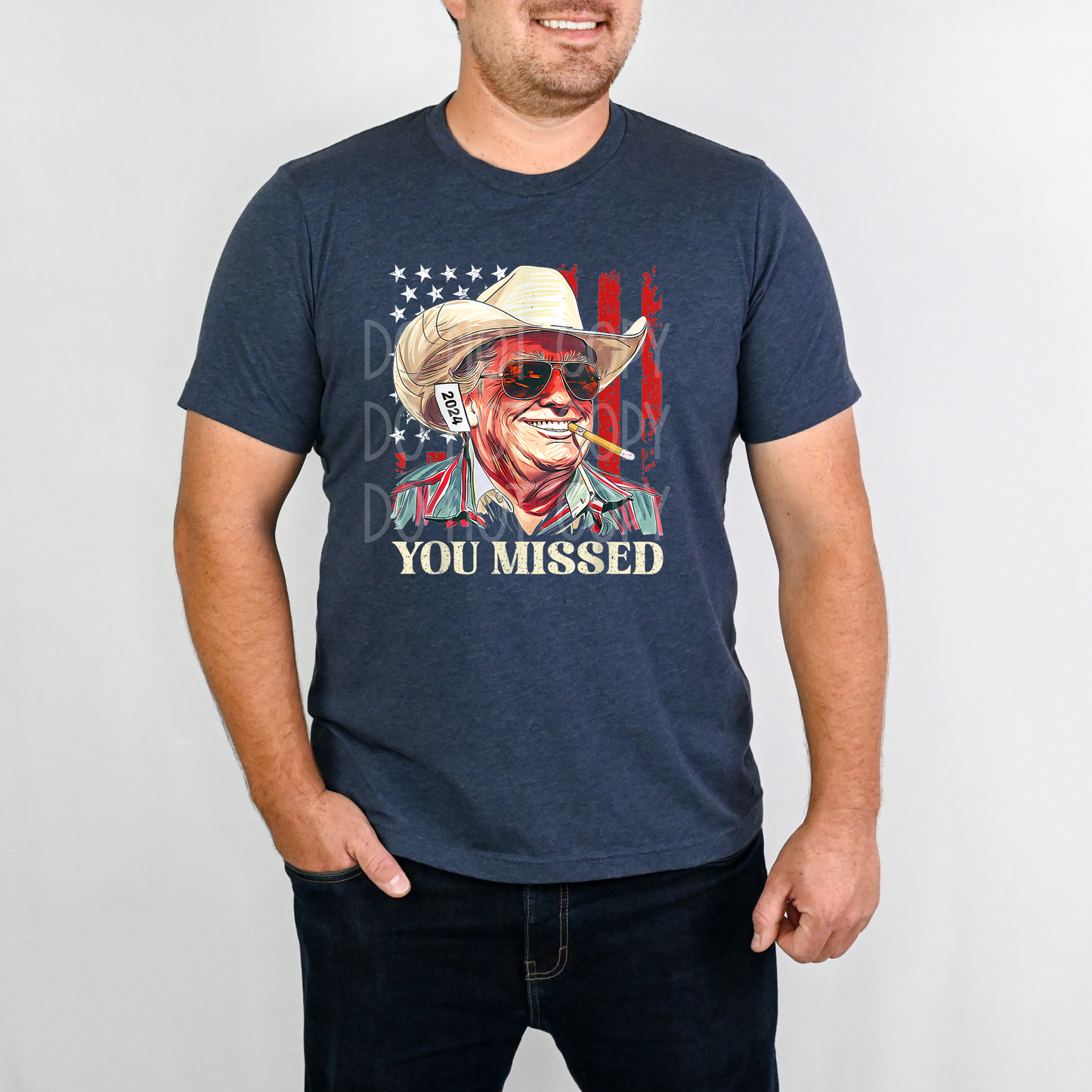 PRE-ORDER Arriving 11/12 You Missed Trump DTF - Texas Transfers and Designs