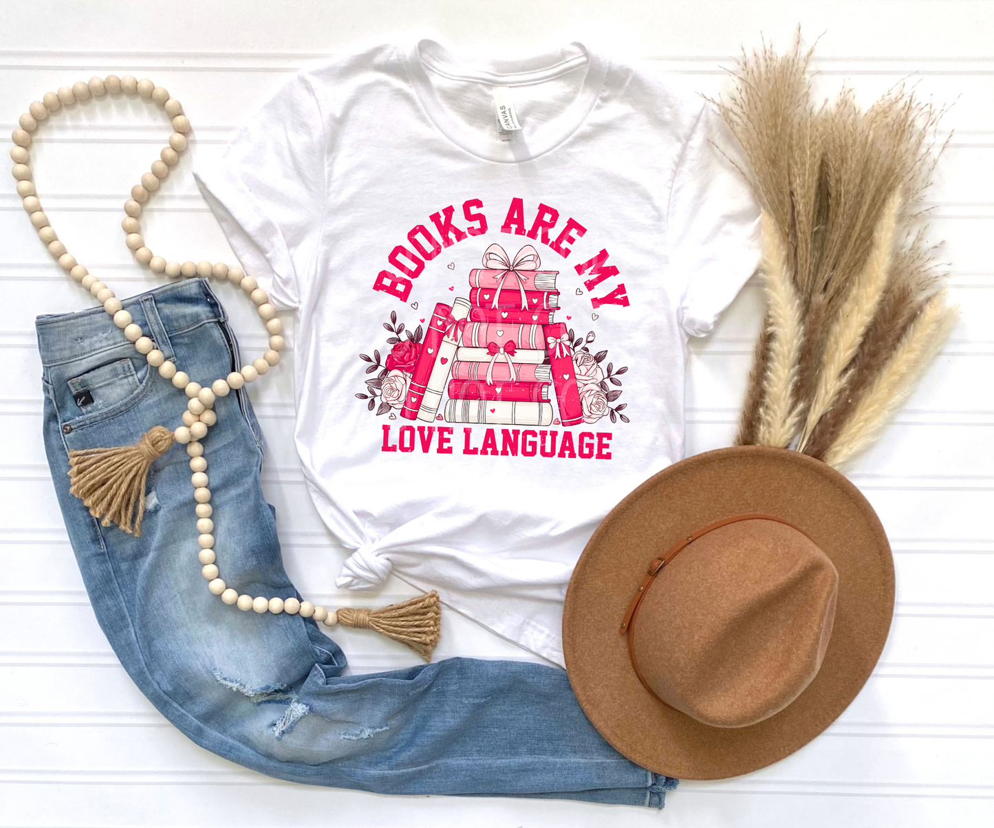 Books Are My Love Language DTF - Texas Transfers and Designs