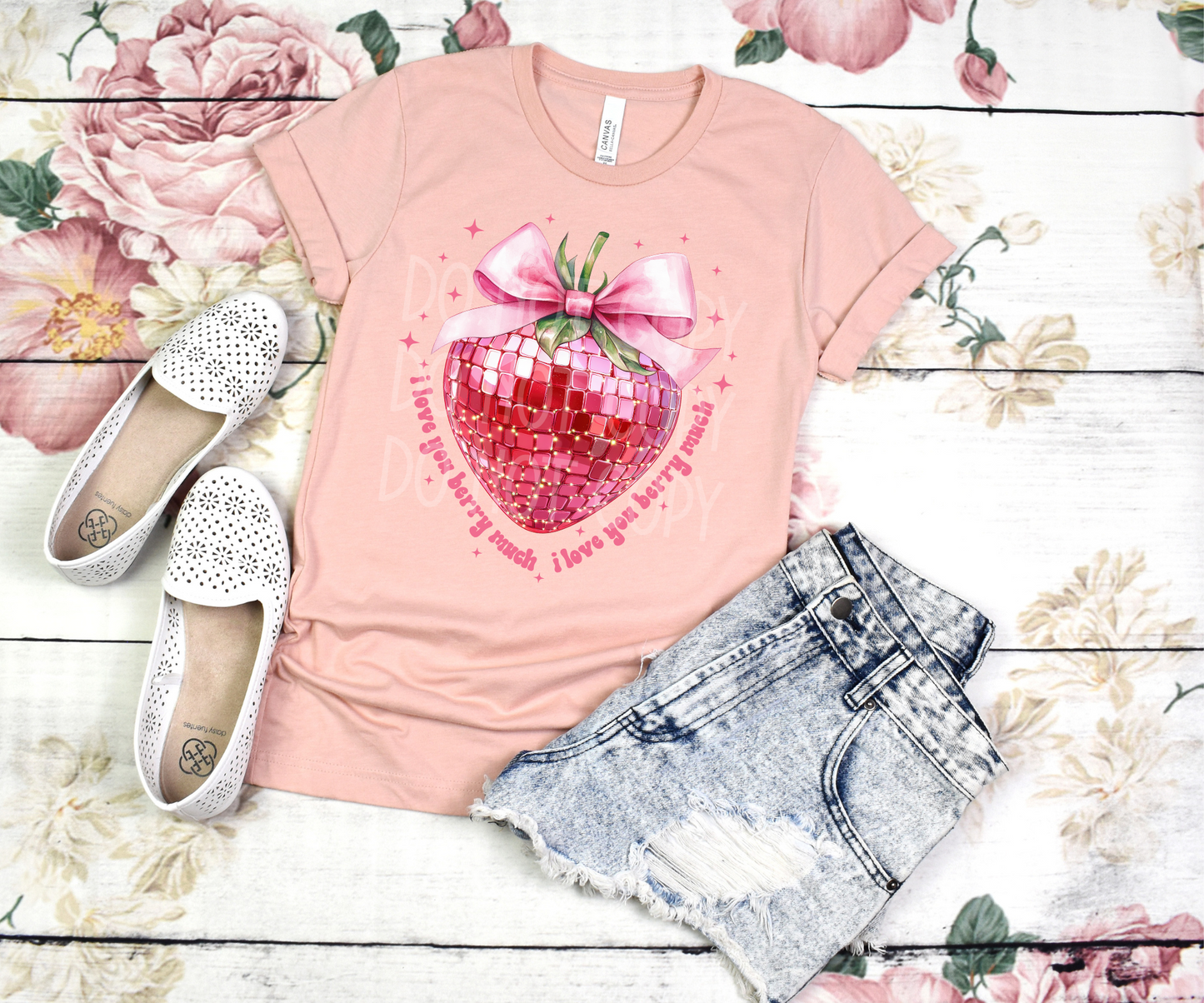 I Love You Berry Much DTF - Texas Transfers and Designs