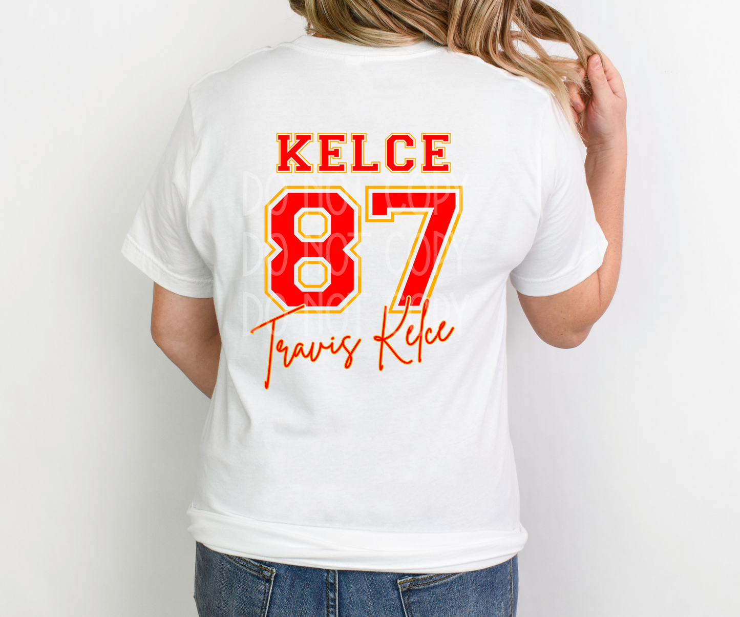 Kelce 87 DTF - Texas Transfers and Designs