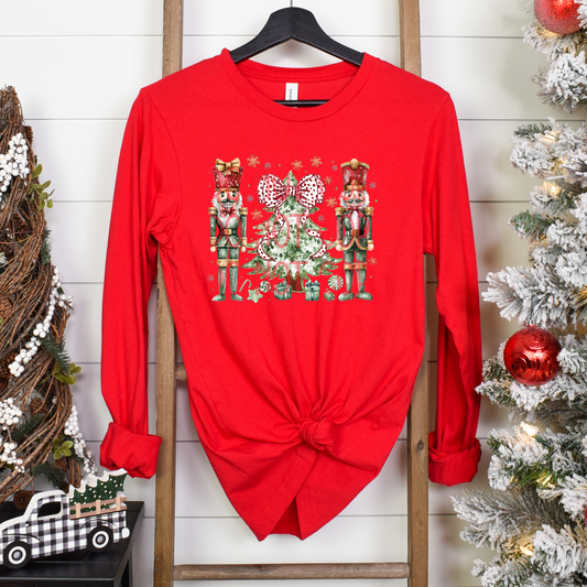Nutcracker Christmas Tree (green) DTF - Texas Transfers and Designs