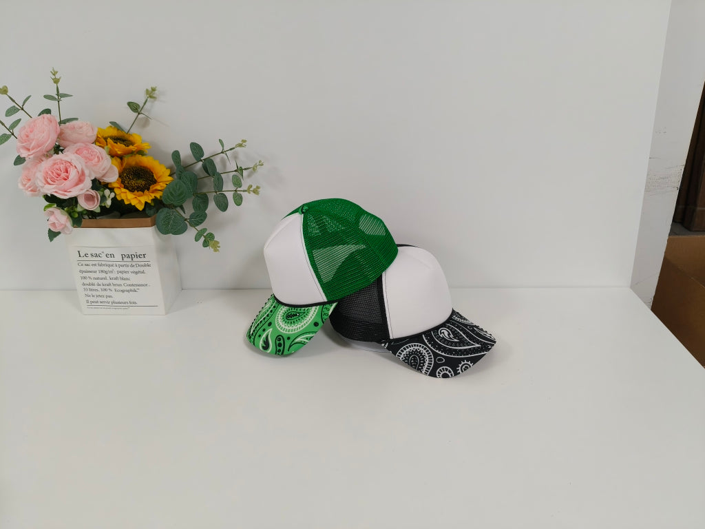 Rhinestone Bandana Premium Trucker Hat - Texas Transfers and Designs