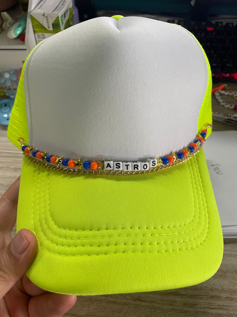 Astros Hat Chain (Multiple Options)