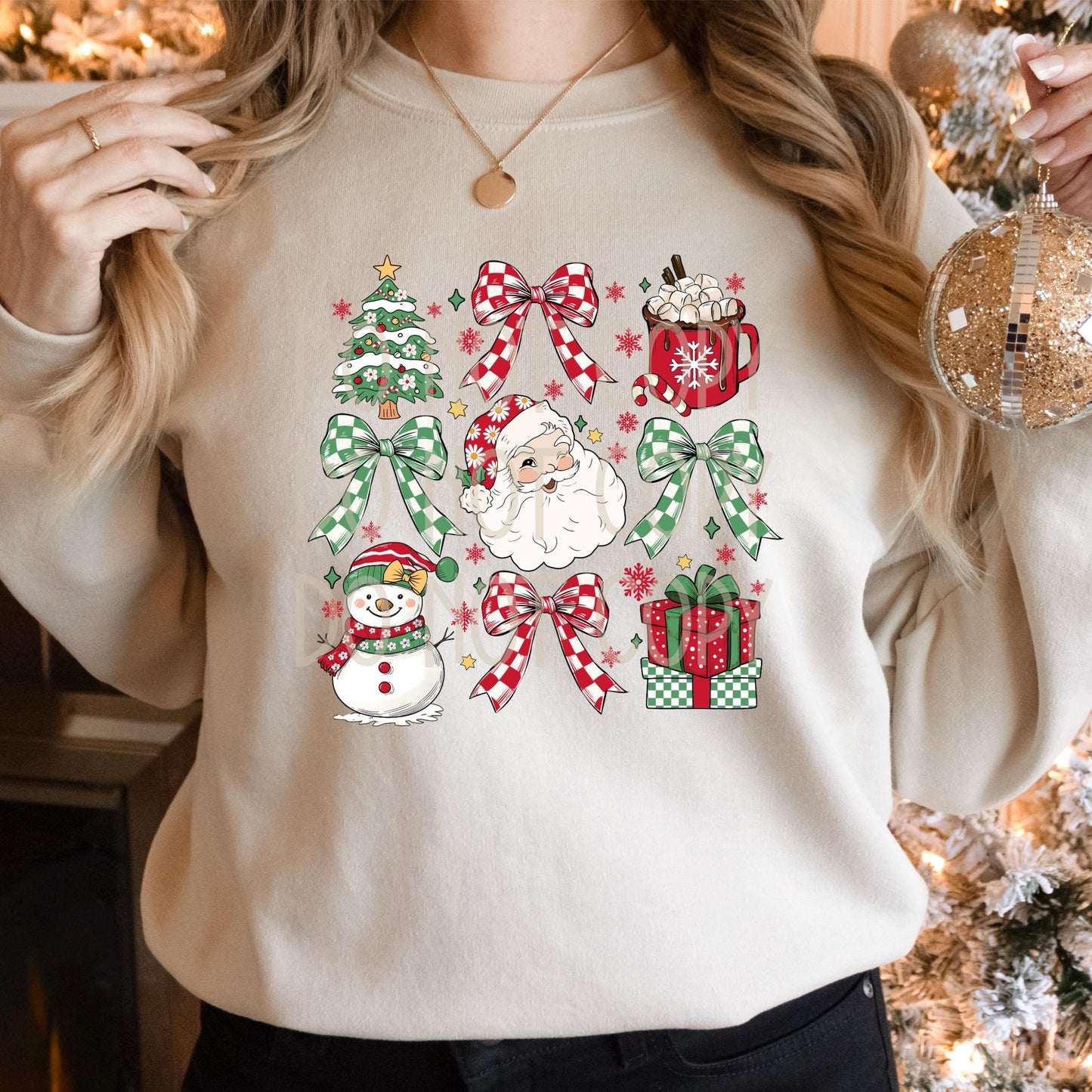 Christmas Collage (Secret Santa) DTF - Texas Transfers and Designs