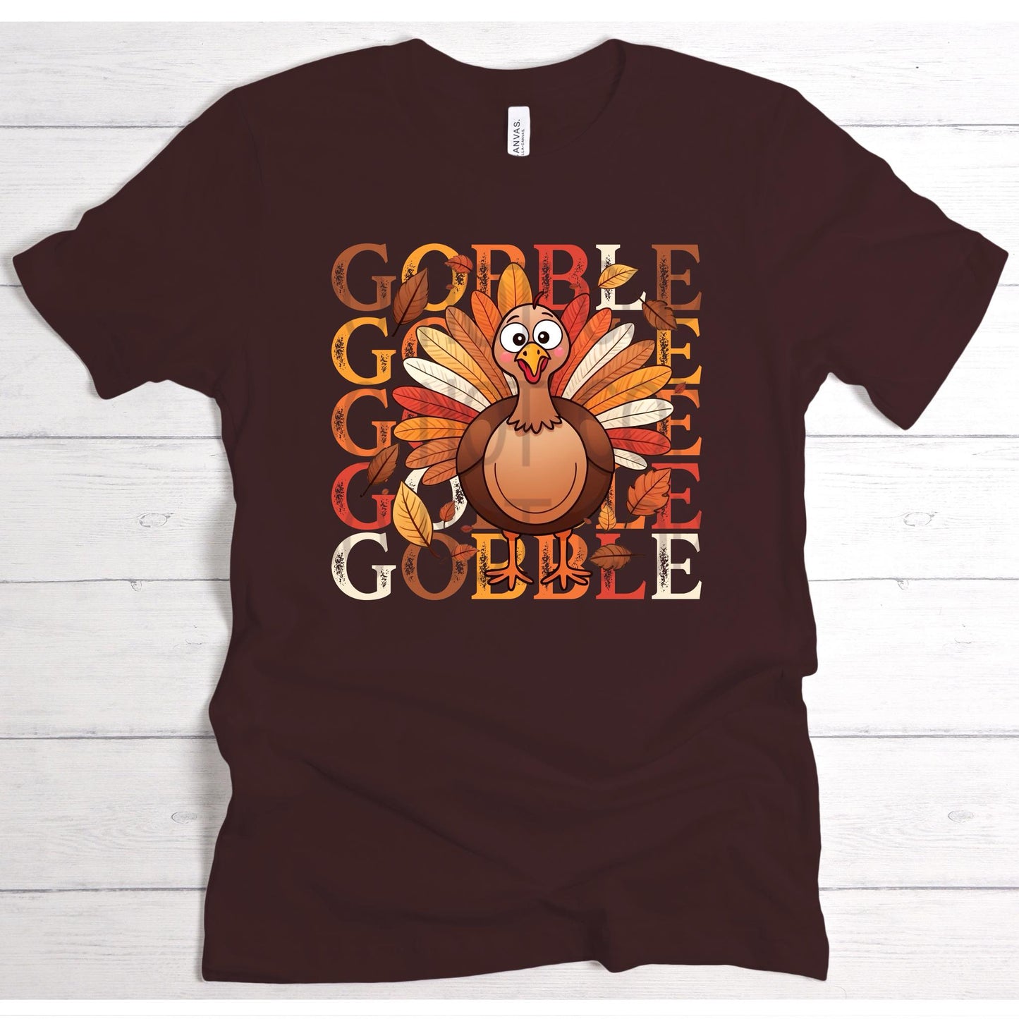 Gobble Turkey DTF - Texas Transfers and Designs