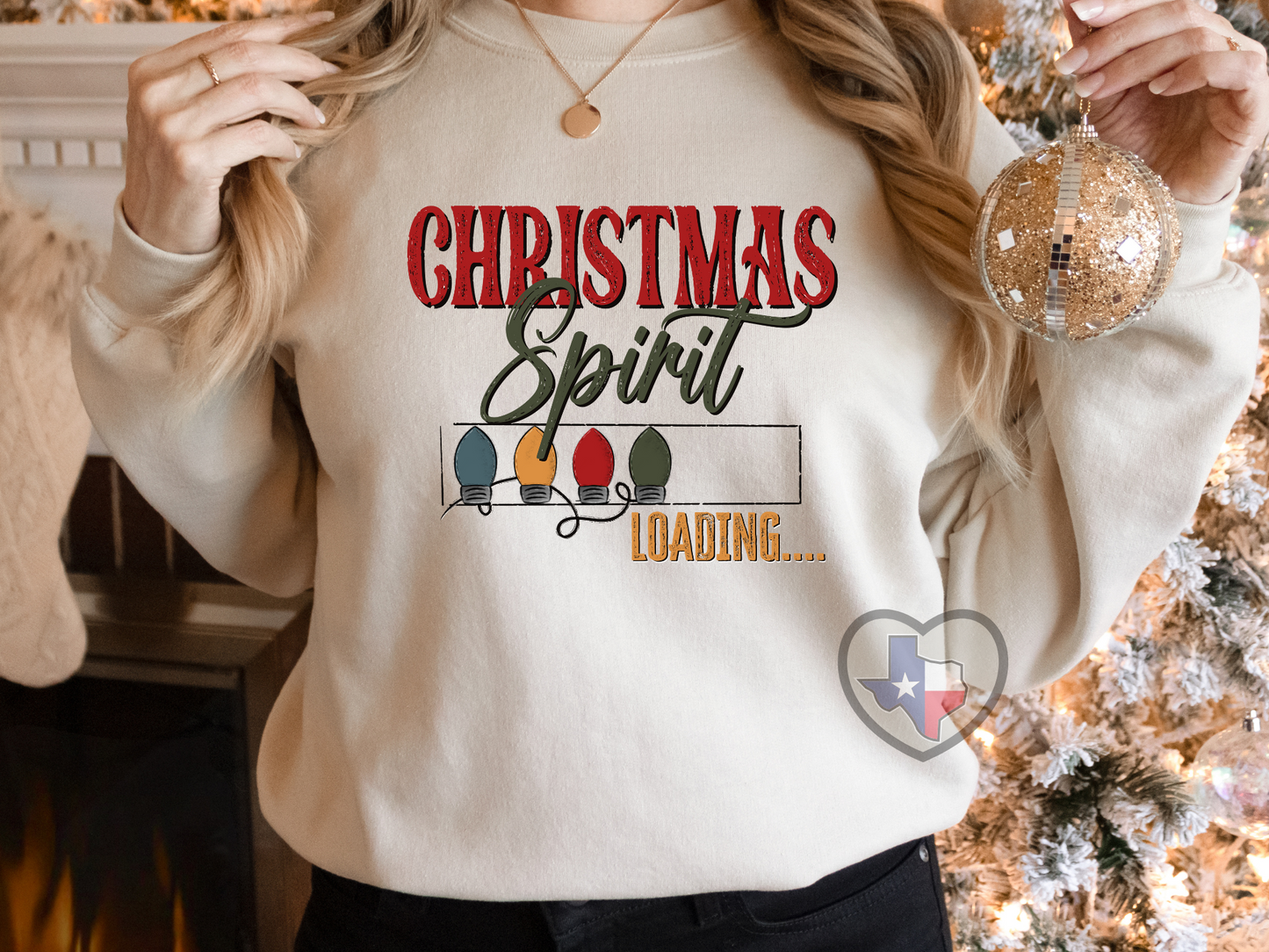 Christmas Spirit Loading DTF - Texas Transfers and Designs