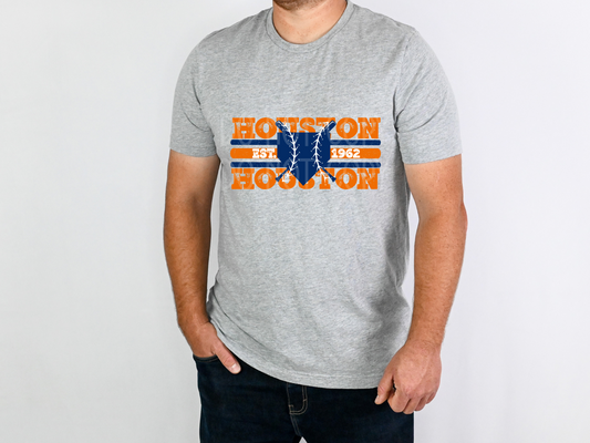 Houston Est 1962 DTF - Texas Transfers and Designs